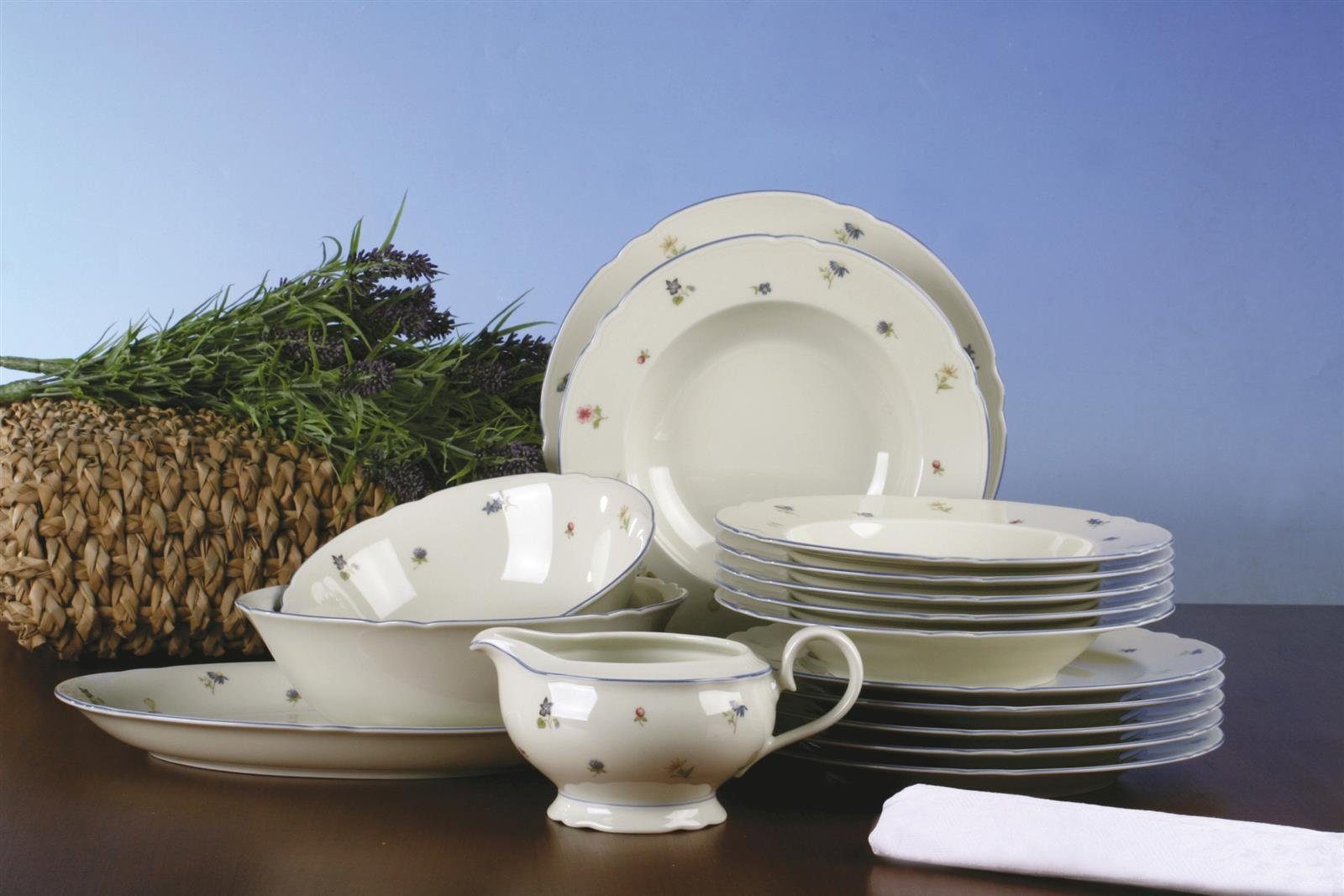 Seltmann Weiden Tafelservice Seltmann Weiden Marie Luise Streublume Tafel Service 16-tlg., 6 Personen, Porzellan