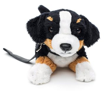 Uni-Toys Kuscheltier Berner Sennenhund Plushie (m. Leine) - 21 cm - Plüsch-Hund, Plüschtier, zu 100 % recyceltes Füllmaterial