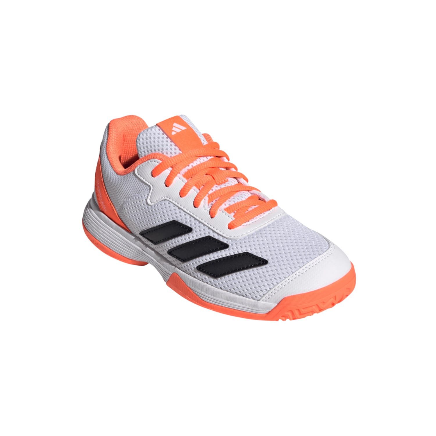 adidas Performance Courtflash Allcourt weiss/orange Kinder Tennisschuh