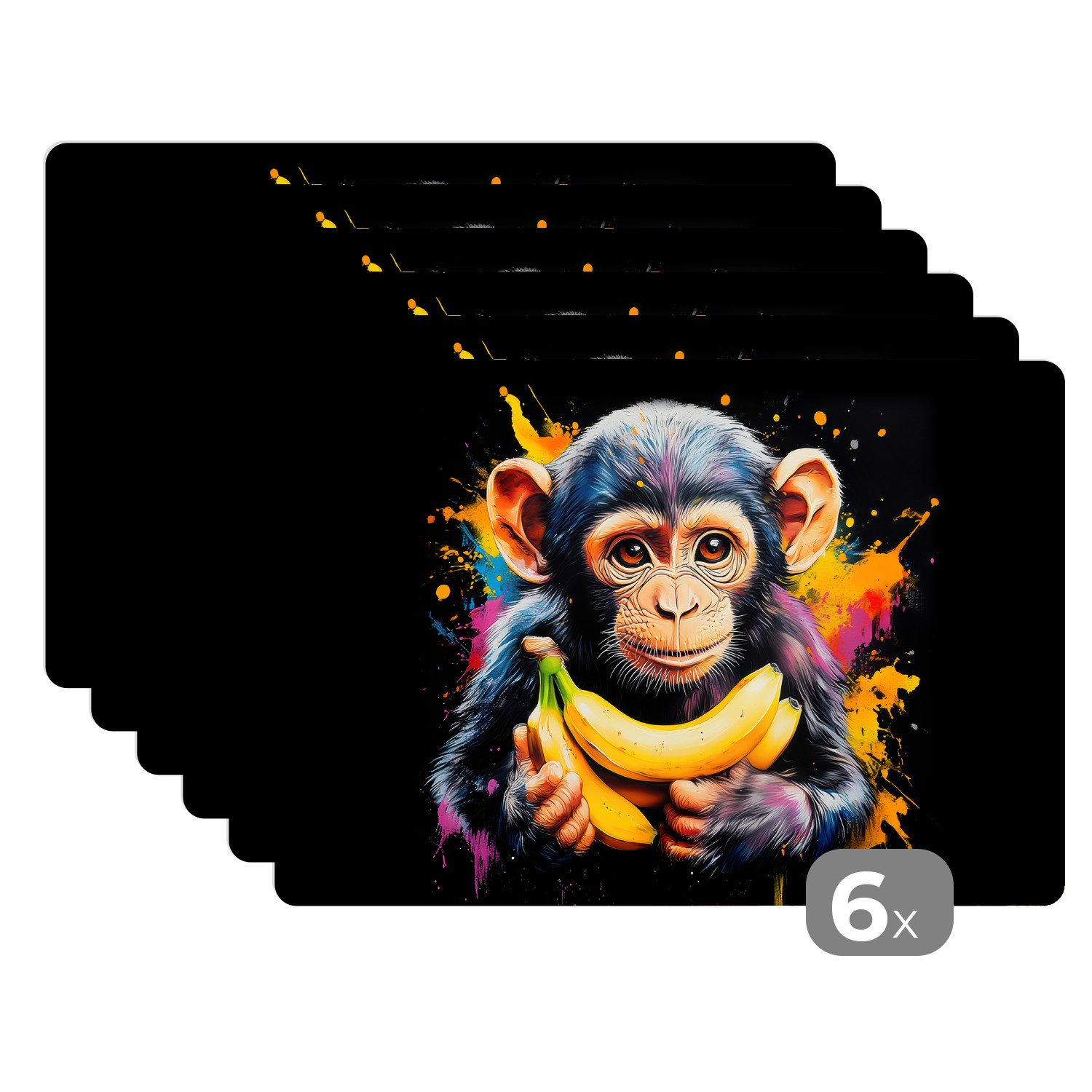 MuchoWow Platzset Affe - Graffiti - günstig online kaufen