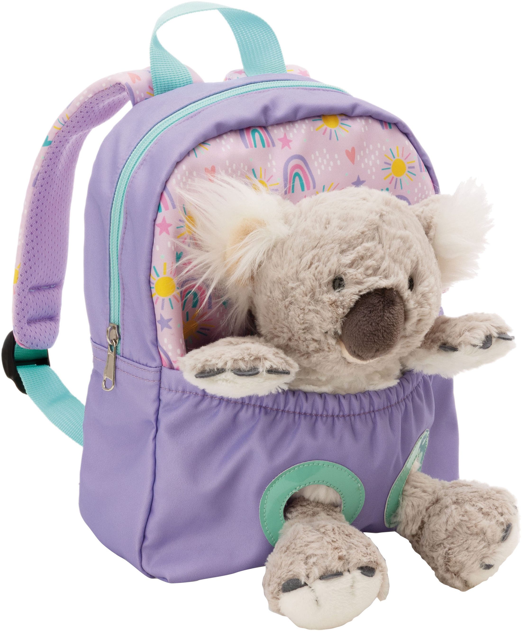 Nici Kinderrucksack Travel Friends, Rucksack mit Plüsch Koala, 25 cm