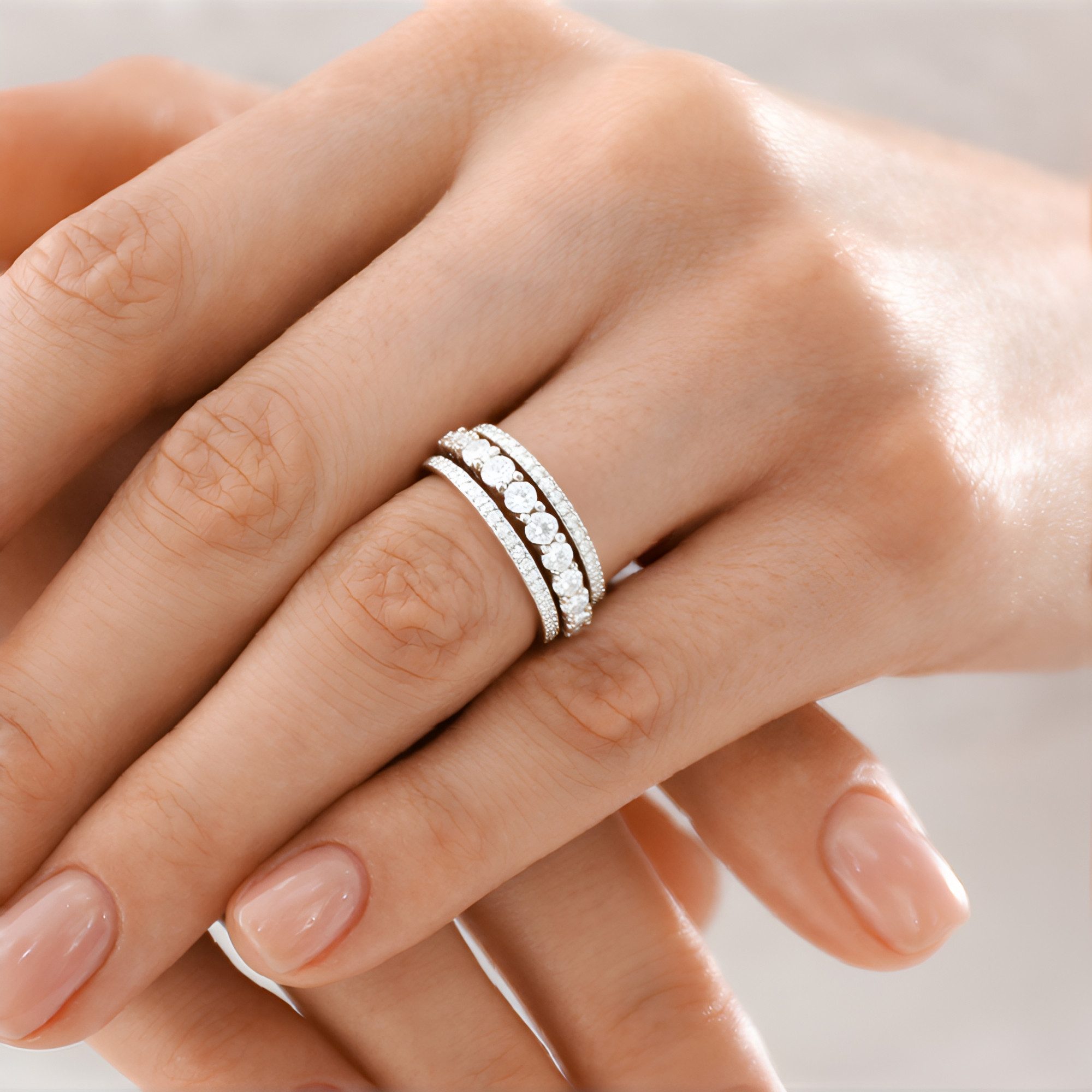 Cavill Silberring Exquisiter kambodschanischer Zirkon Silber Ring (1-tlg) günstig online kaufen