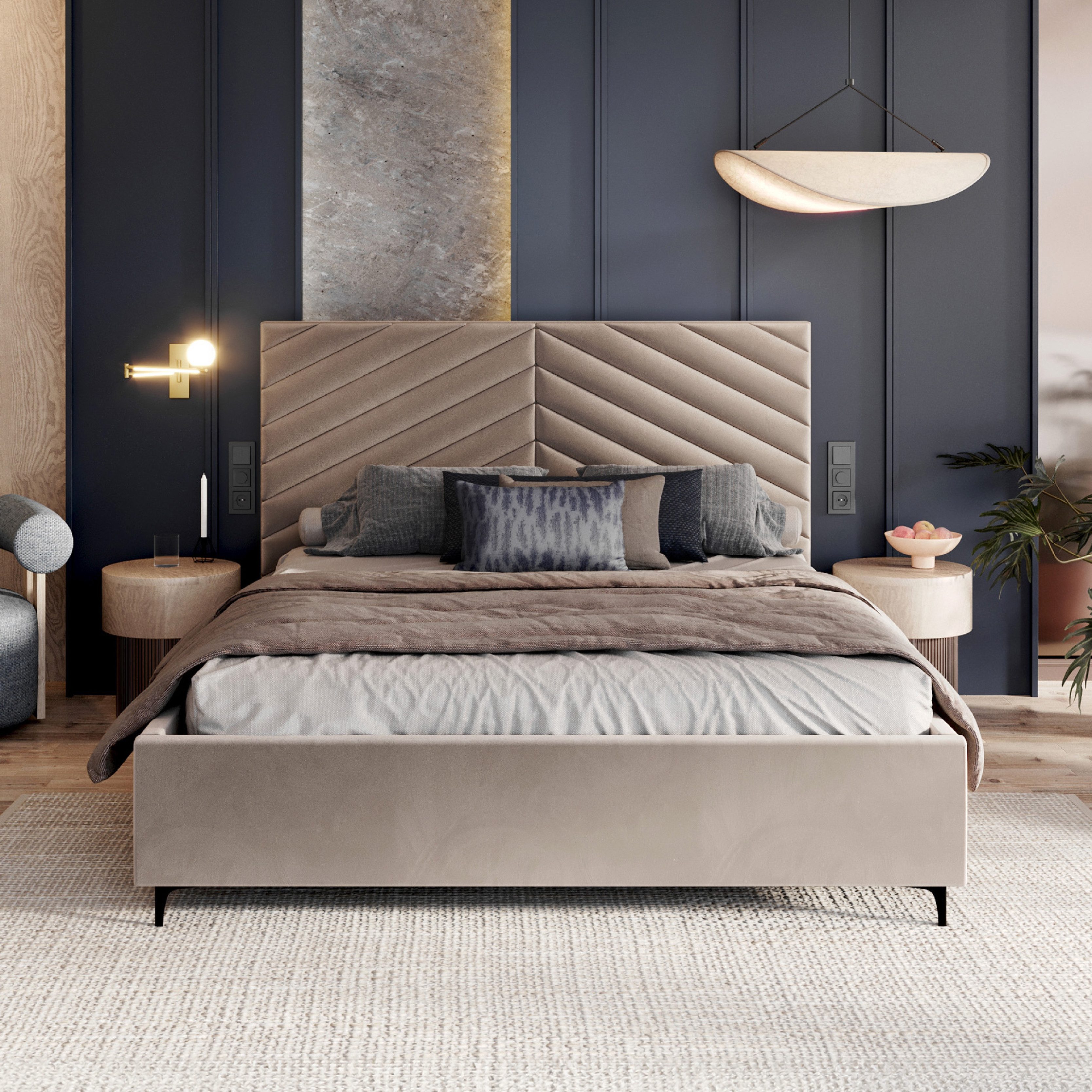 FDM Polsterbett Polsterbett MISTERO 90x200, 120x200, günstig online kaufen