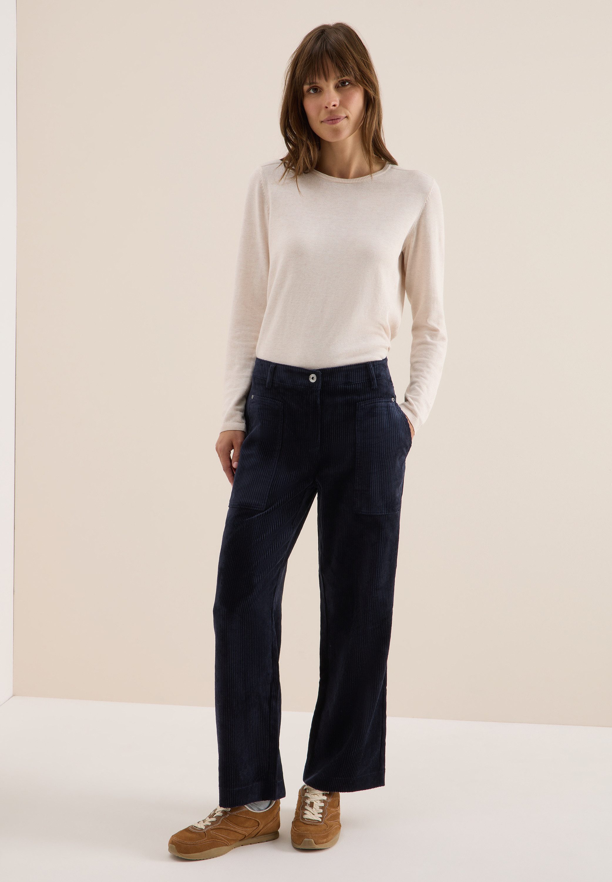 CECIL Cordhose in Cord-Optik