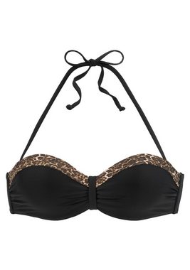 LASCANA Bügel-Bandeau-Bikini-Top Adele, mit trendigen Details