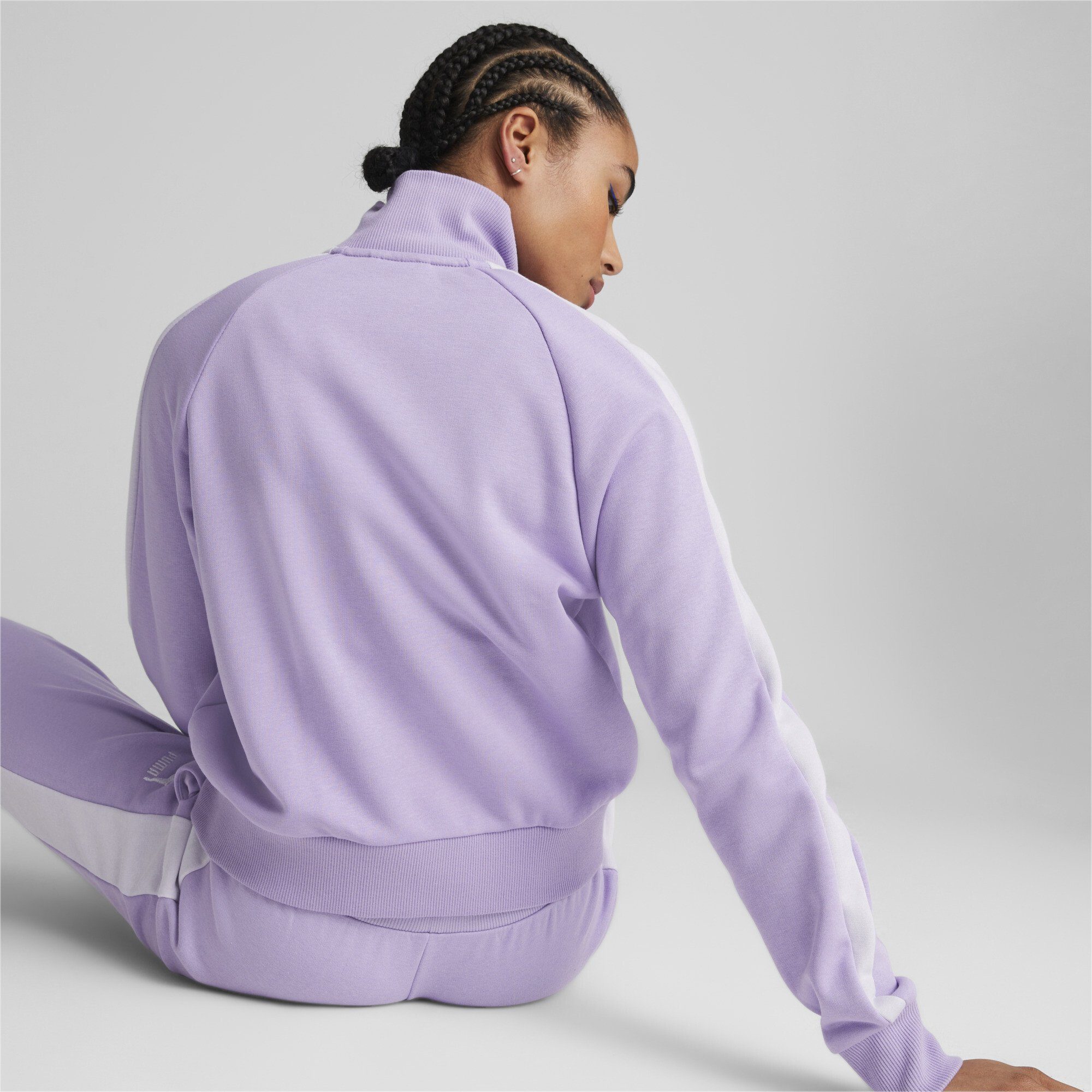 T7 Iconic Trainingsjacke Violet Damen PUMA Purple Trainingsjacke Vivid