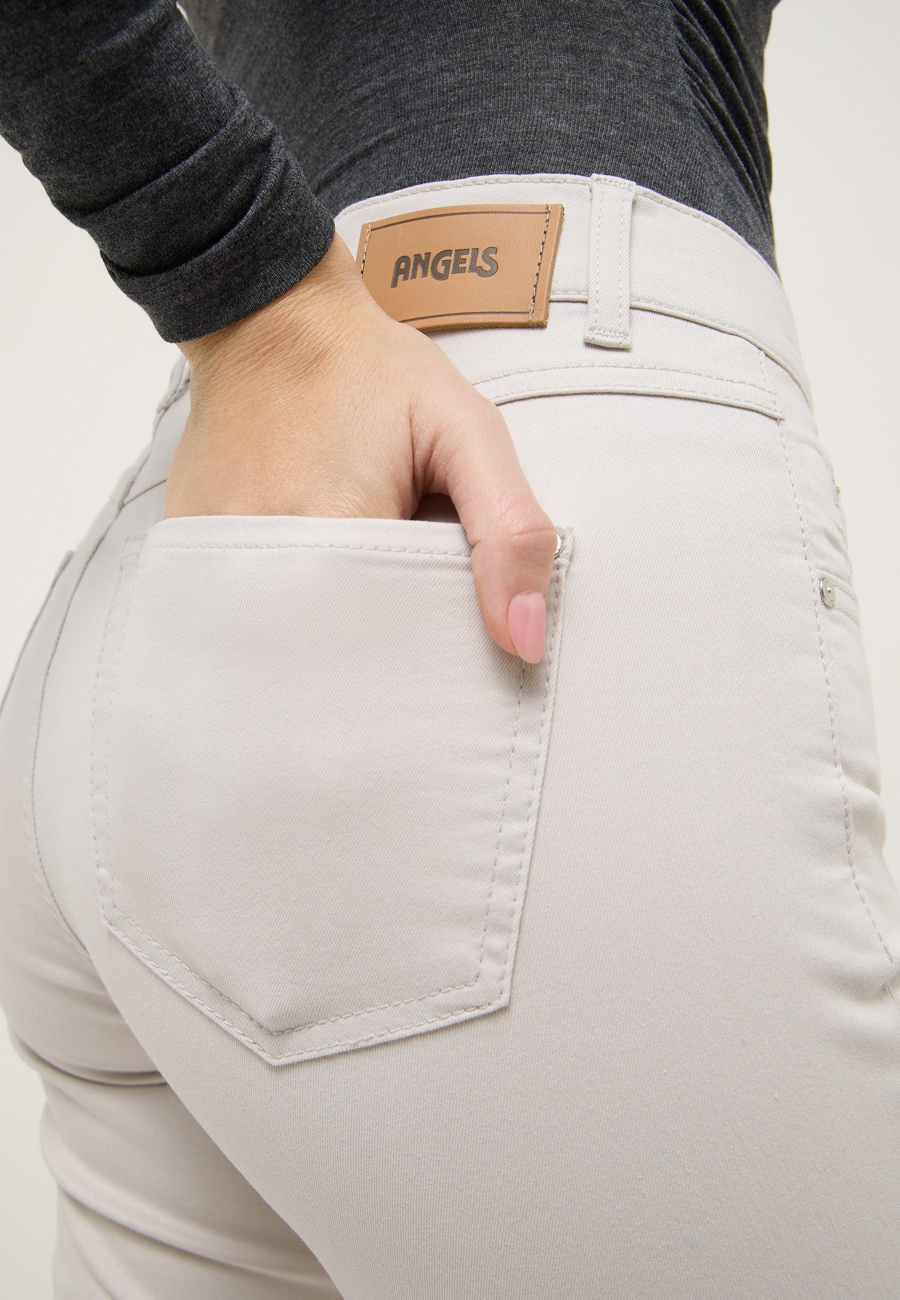 ANGELS Caprijeans CICI TURN UP mit Stretch und Aufschlag