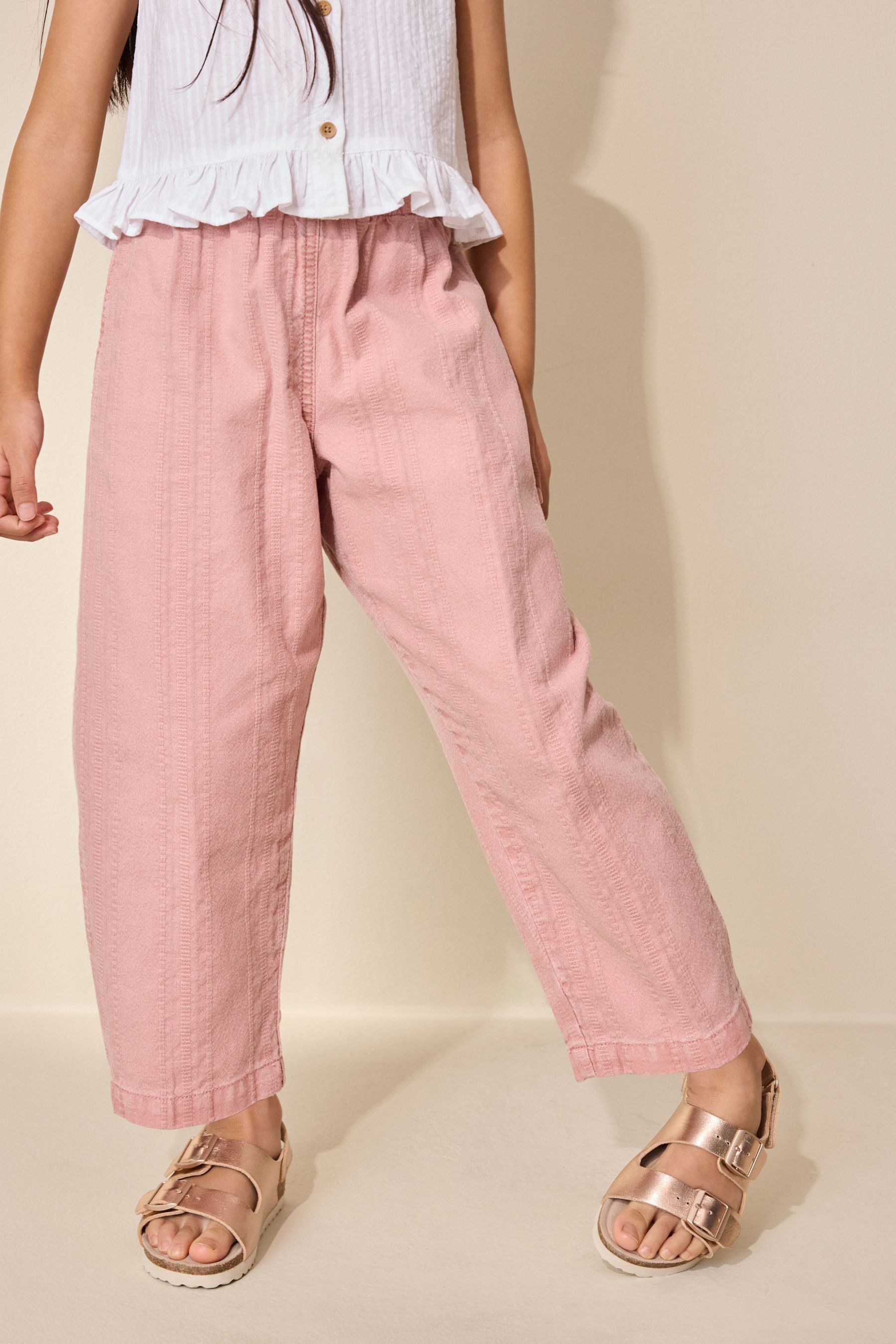 Next Schlupfhose Strukturierte Schlupfhose (1-tlg)