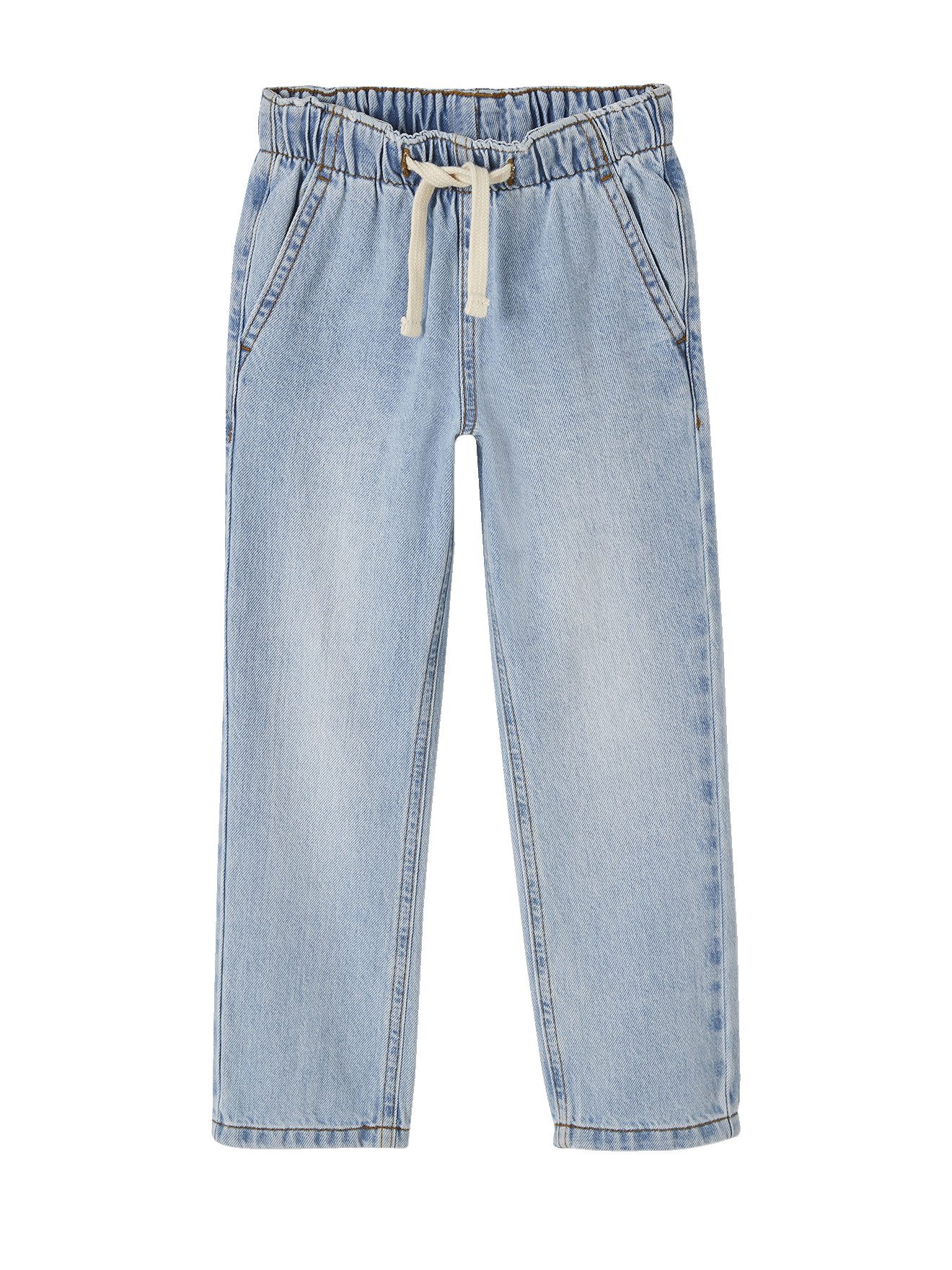 vertbaudet Weite Jeans Weite Jungen Jeans mit Dehnbund Bundweite verstellbar