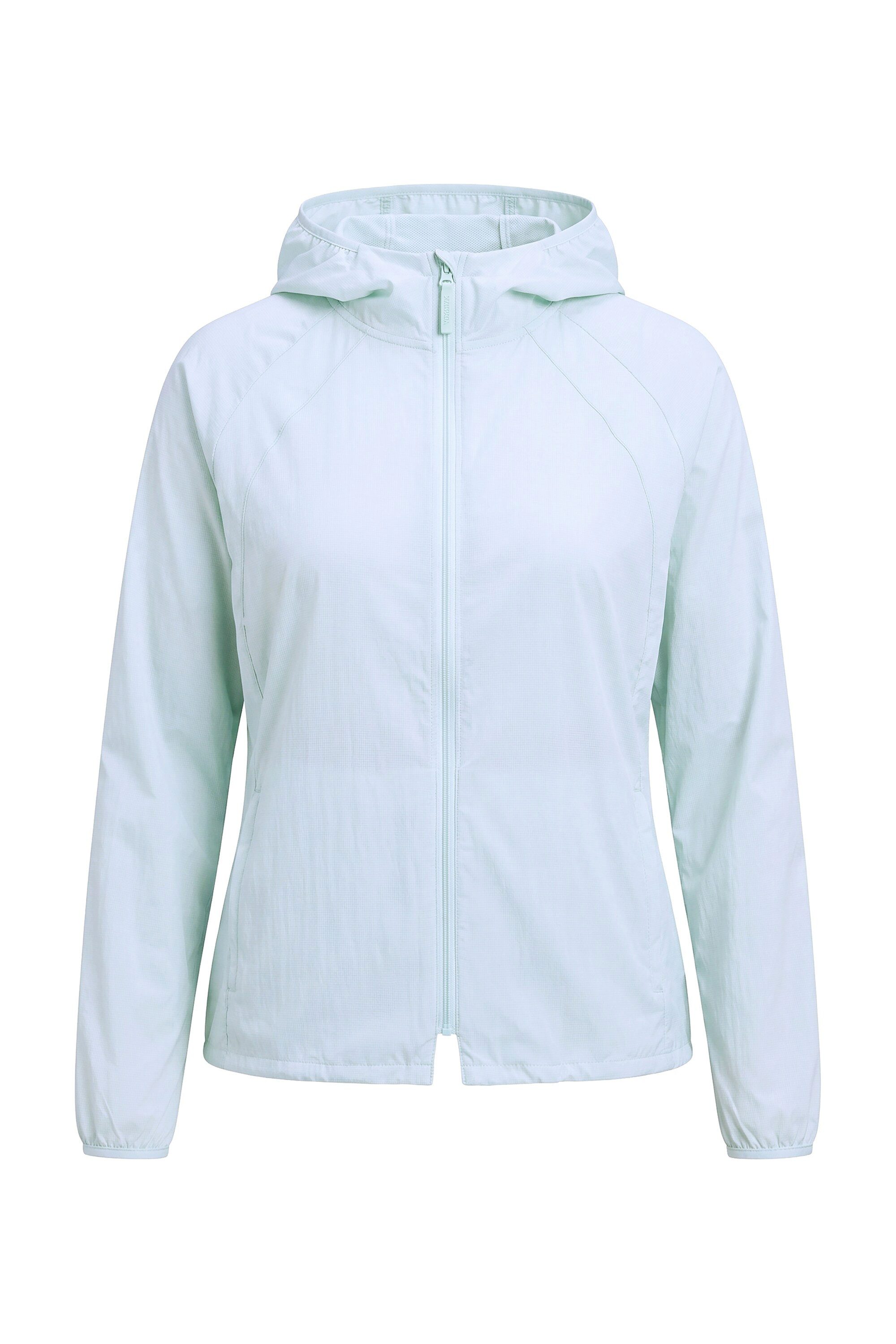 Ulla Popken Funktionsjacke Outdoor-Jacke LSF 30+ wasserabweisend Kapuze