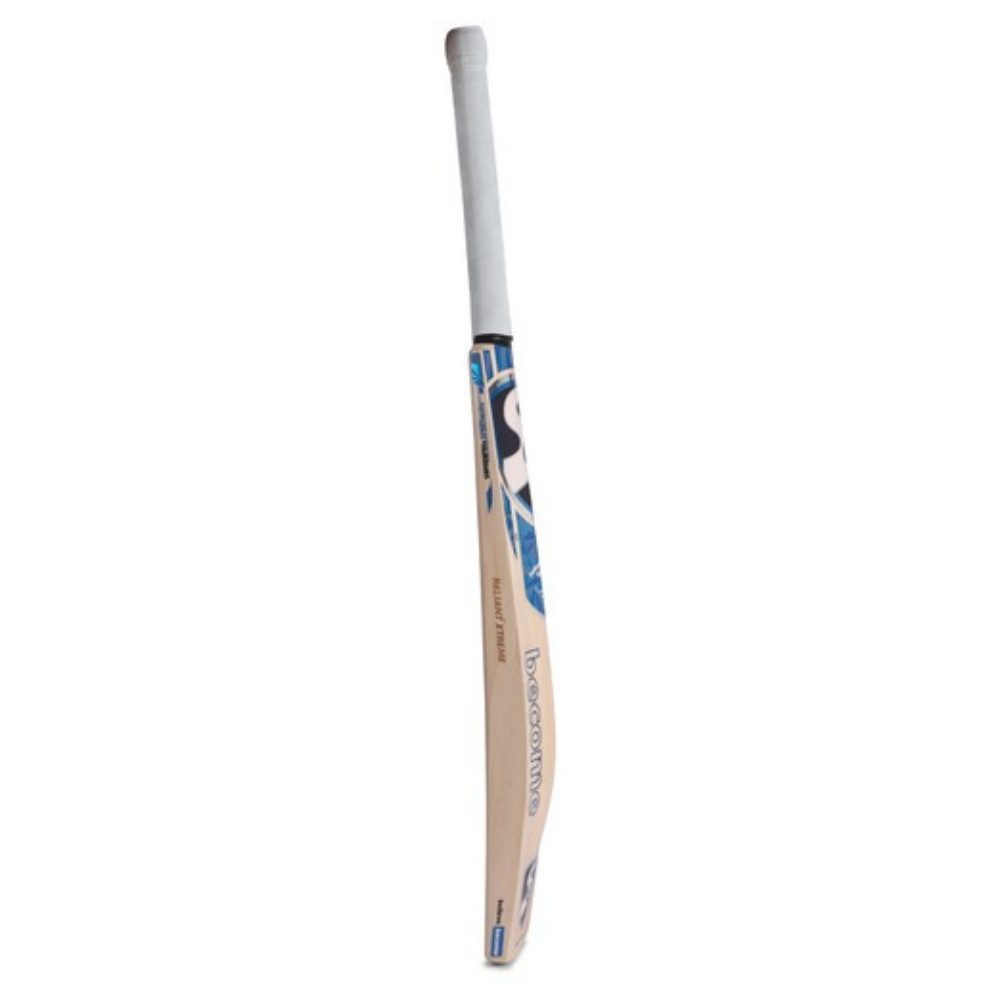 SG Badmintonschläger Reliant Xtreme Cricket Bat English Willow Kurzgriff Leicht mit Cover, (Einzelner Cricket-Schläger mit Schutzhülle, Größe Short Handle, Farbe Beige)