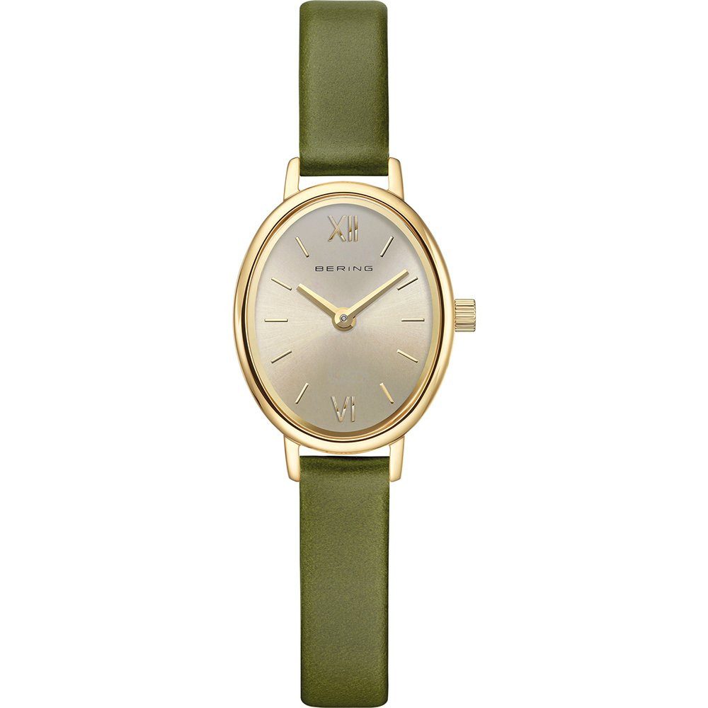 Bering Quarzuhr Bering Classic 11020-833 Damen Armbanduhr Grün