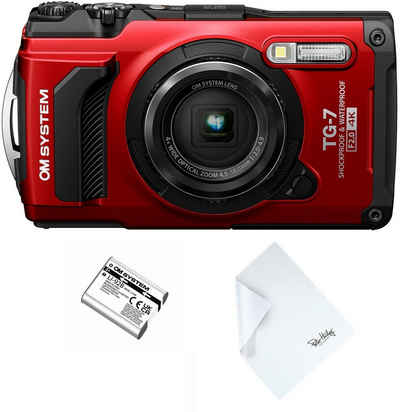 OM SYSTEM TG-7 rot Special Edition Kit Outdoor-Kamera