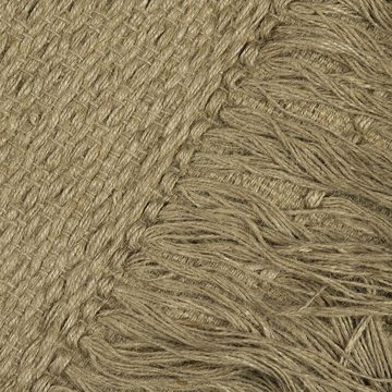 Wandteppich Mars&More Jute Wandteppich dreieckig naturel 80x90cm, Mars & More, Dreieckig