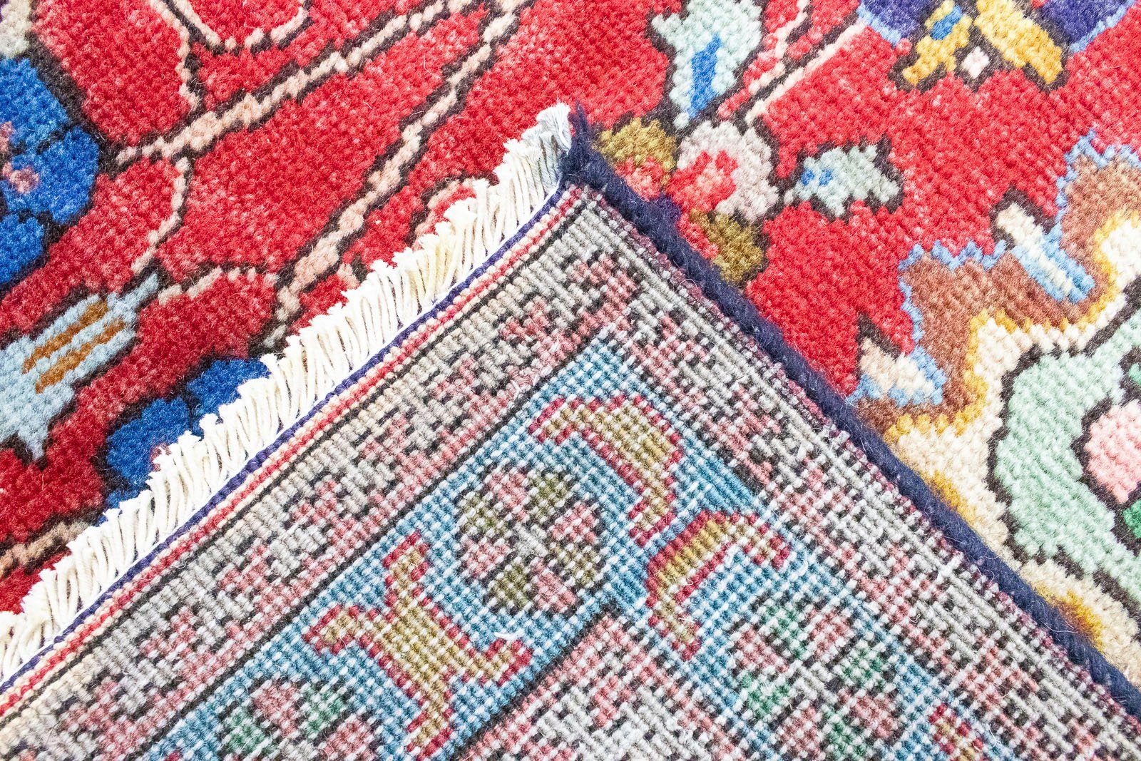 Wollteppich »Lilian Teppich handgeknüpft rot«, morgenland, rechteckig, Höhe 11 mm, handgeknüpft-kaufen