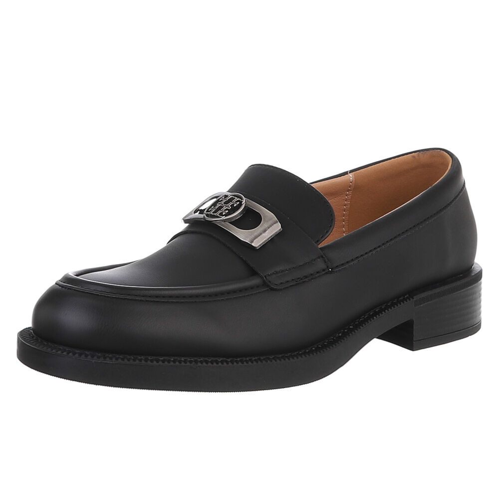 Ital-Design Eleganter Damen Loafer mit Komfort und zeitlosem Design Slipper günstig online kaufen
