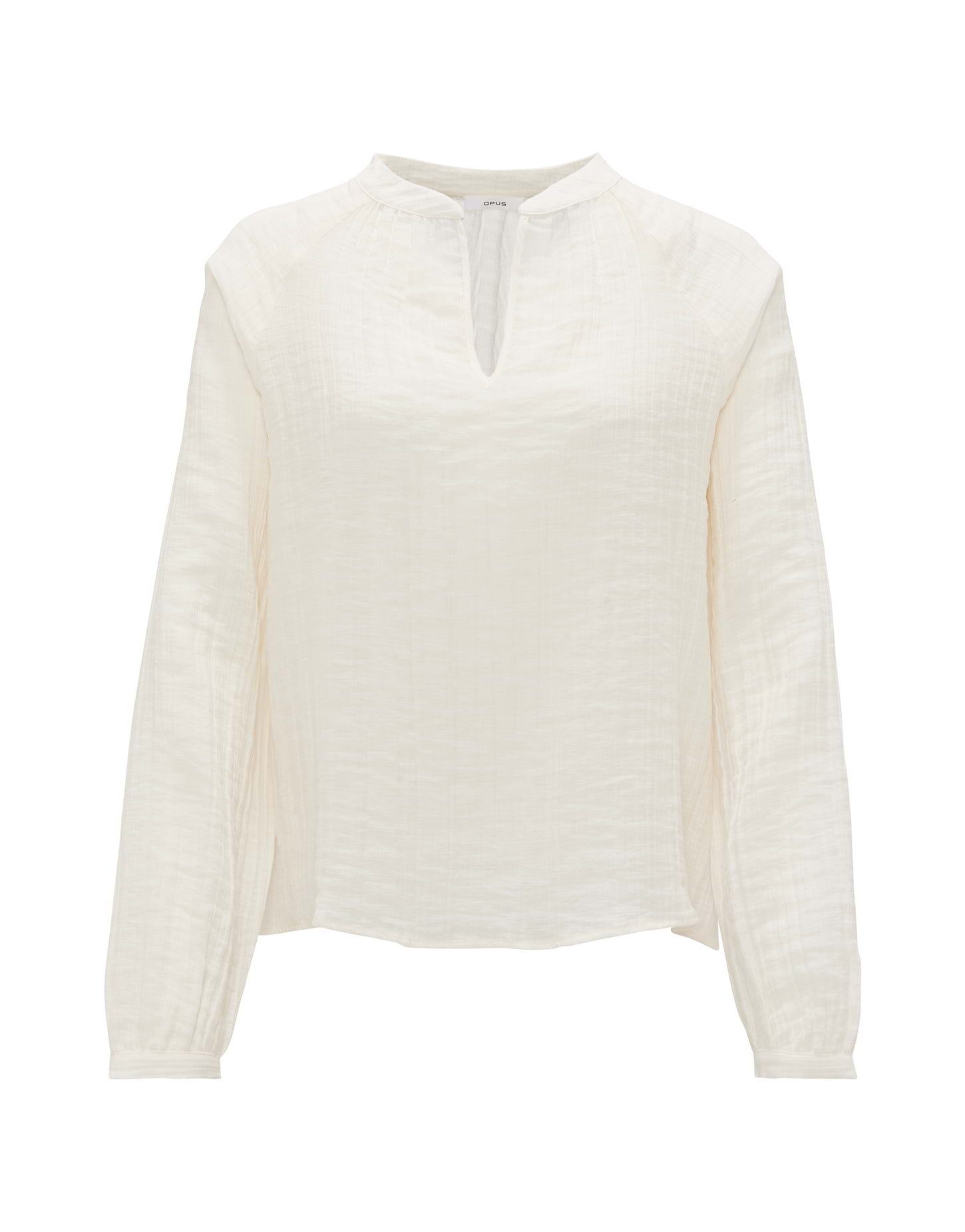 OPUS Langarmbluse Tunikabluse FERLINA Loose aus Viskose Leinen Mix günstig online kaufen