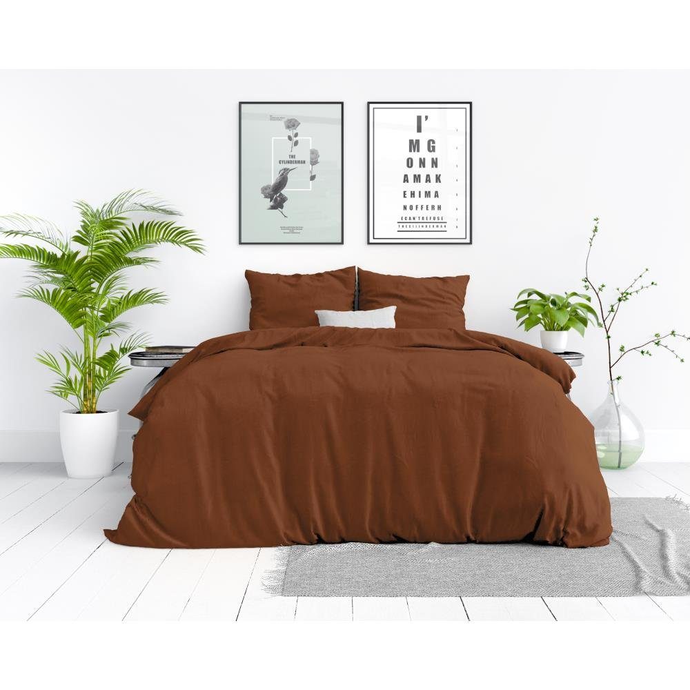 Sitheim-Europe Bettwäsche STONE WASHED Baumwolle Bettbezug günstig online kaufen
