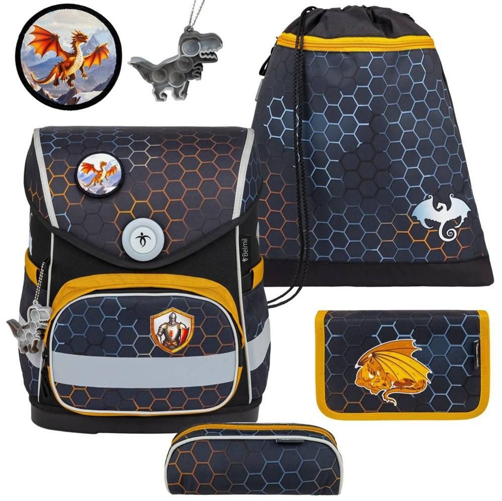 Schulranzen "Compact mit Patch" 2026 mit Magnetschloss 1. Klasse neue Designs