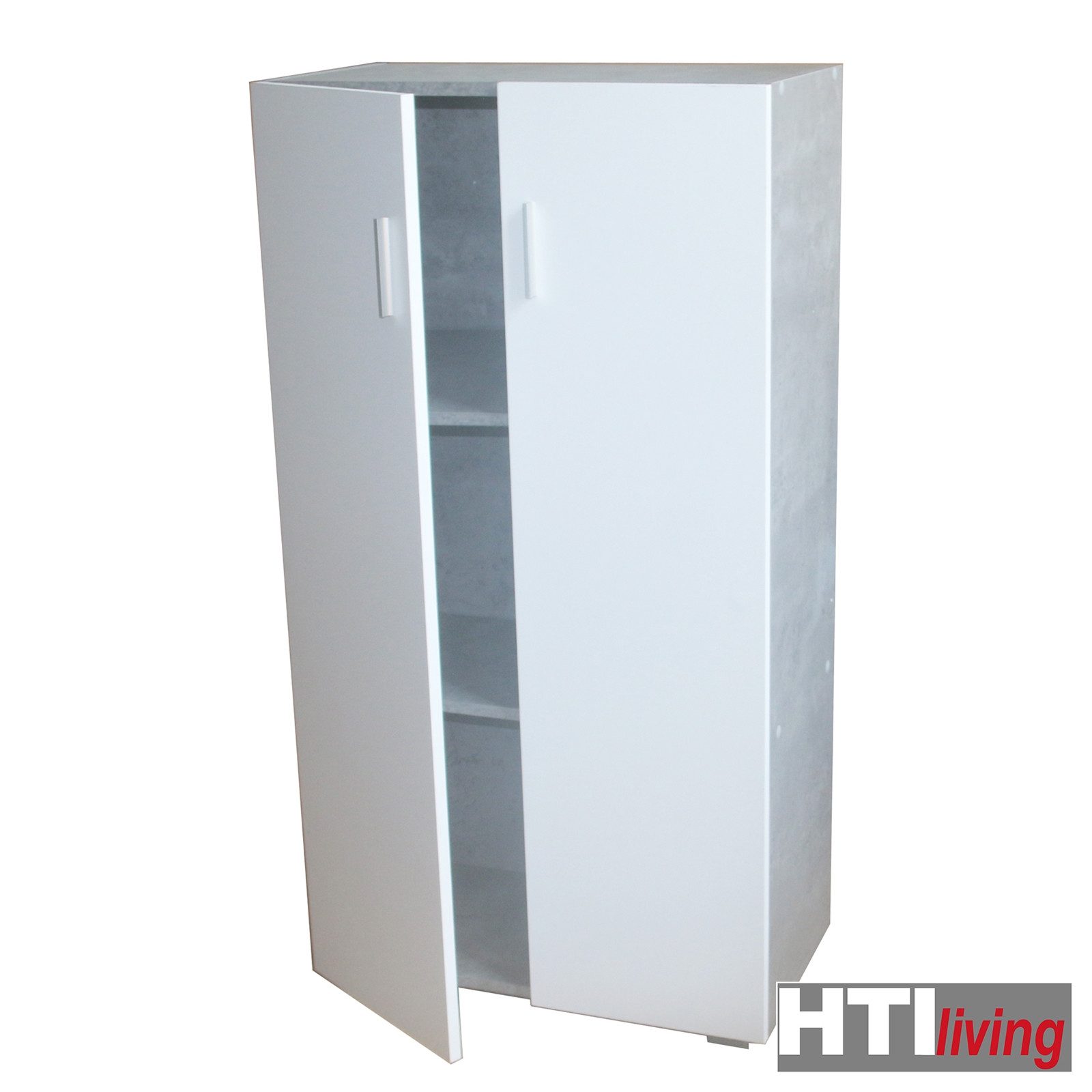 HTI-Living Sideboard Sideboard 3 Fächer Thekla Beton-Weiß (Stück, 1 St., 1 günstig online kaufen