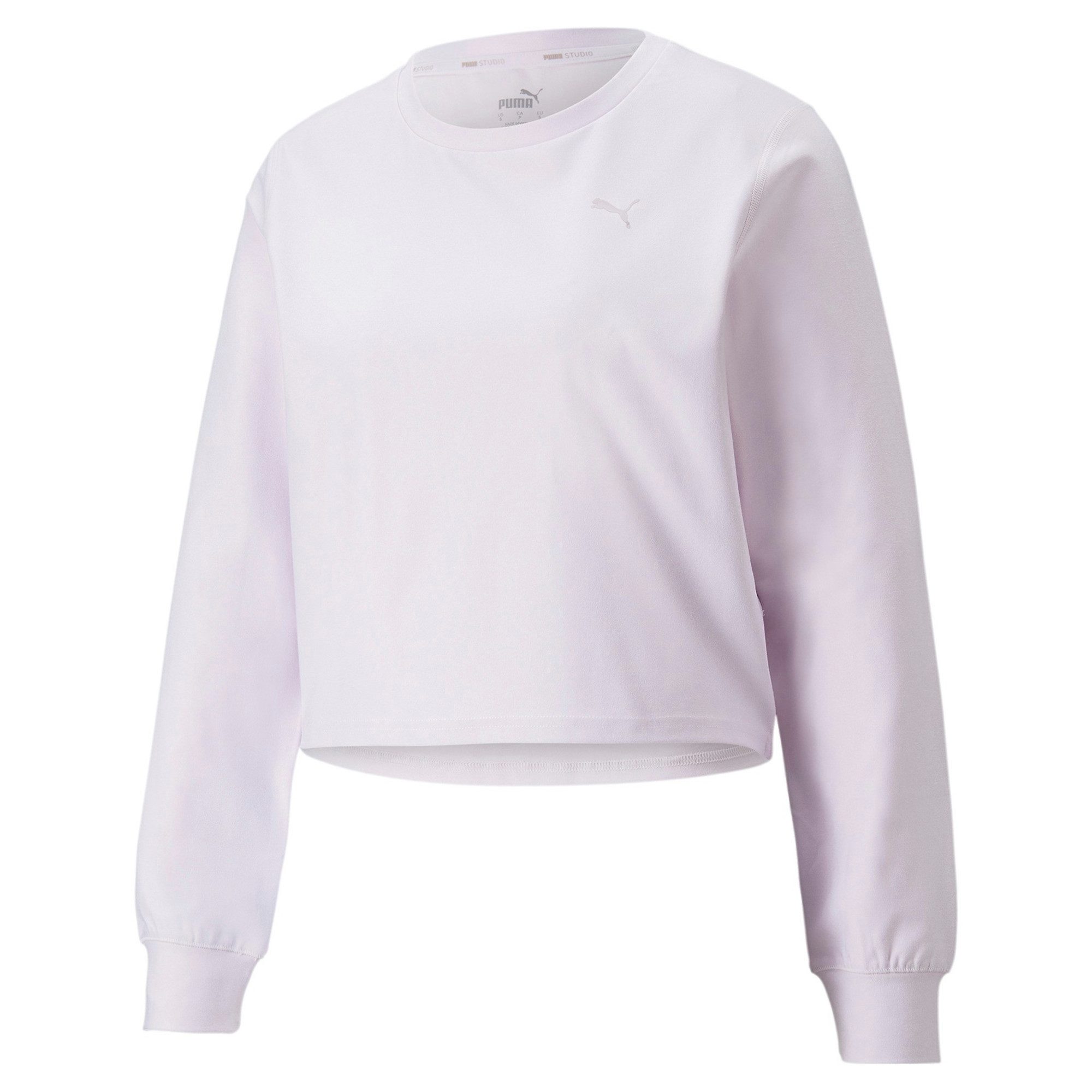 PUMA Fleecepullover Puma Damen Pullover STUDIO YOGINI TREND SWEATSHIRT 521586