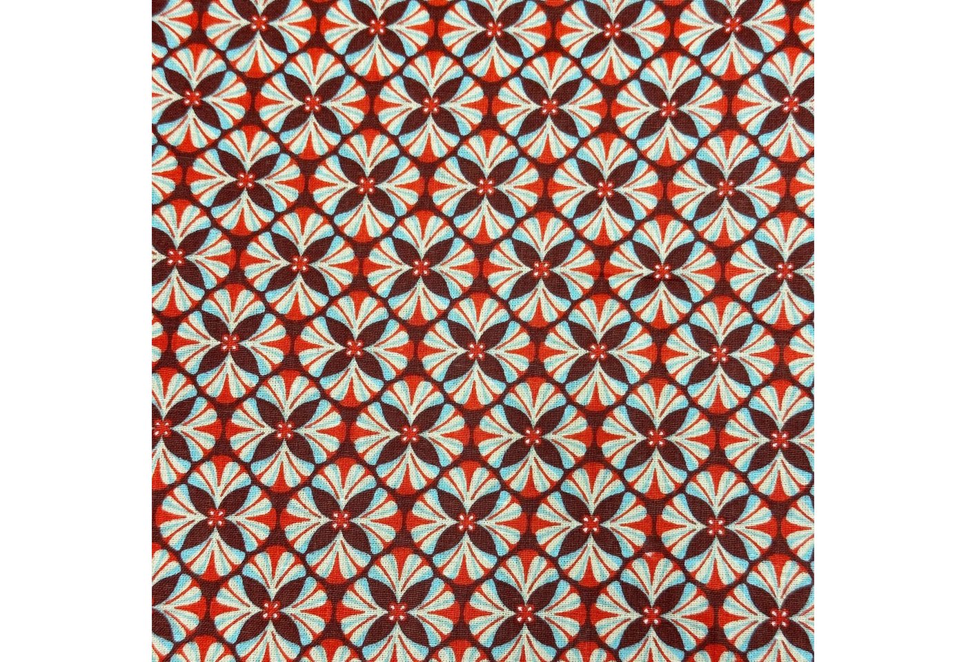 Thumbnail - MAGAM-Stoffe Stoff "Josefine", Blumen Baumwollstoff aus Frankreich ÖKO-TEX Meterware 50cm