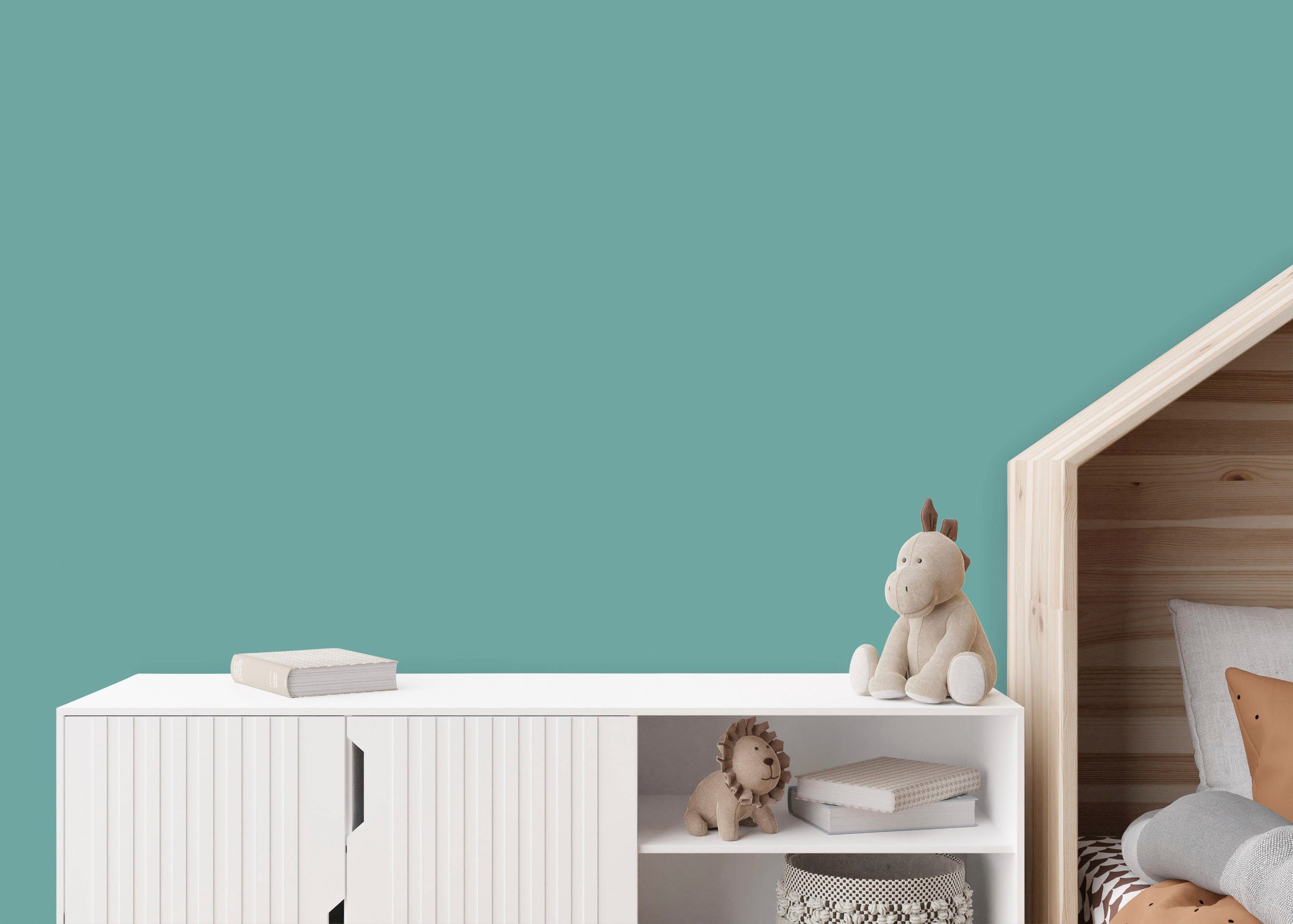 Magical KITCHEN, und Mint A.S. Grüntöne Wohnzimmer TCK3008 versch. THE Seidenmatt Wand- für Innenfarbe COLOR Schlafzimmer Deckenfarbe Création Flur Küche,