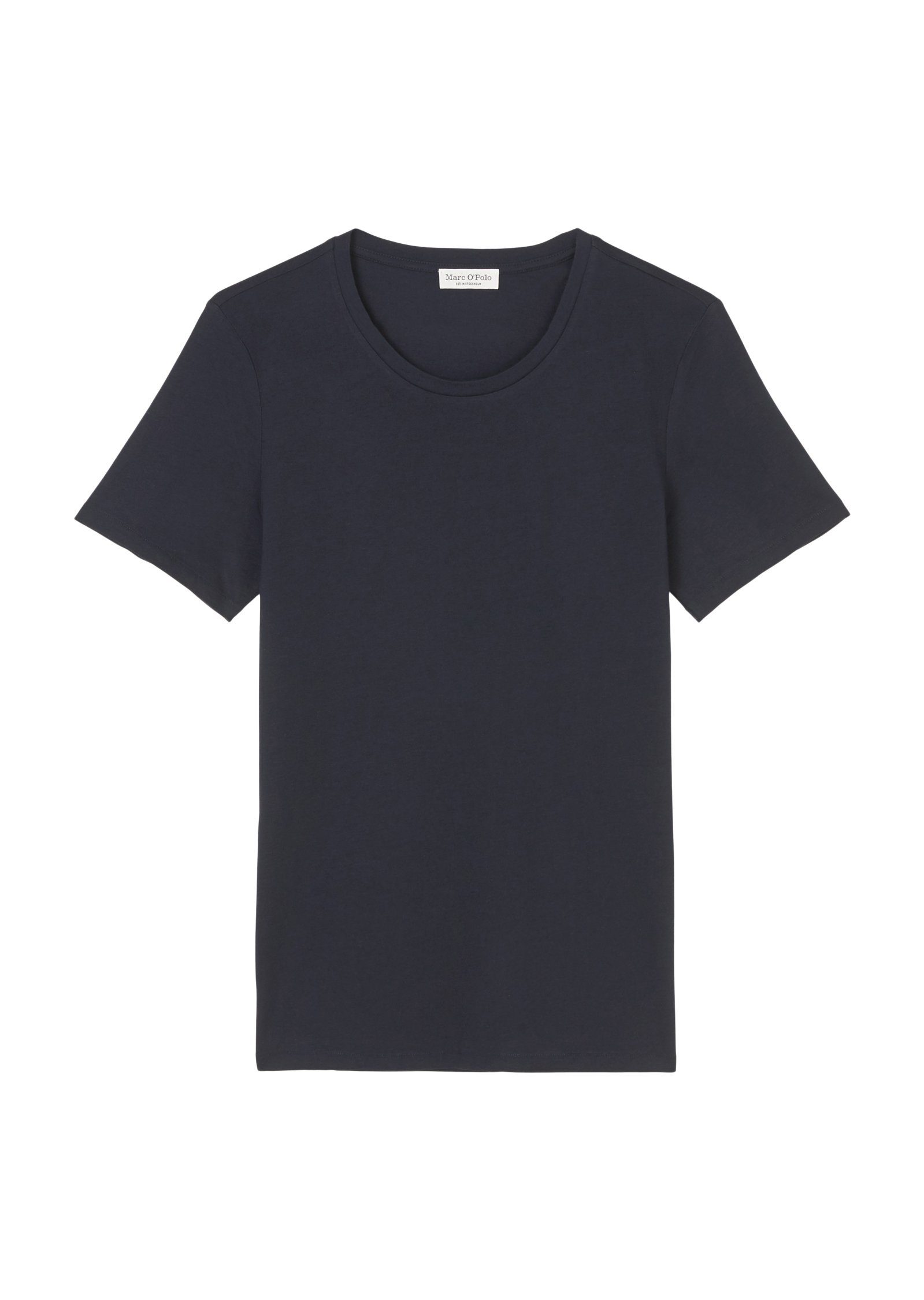Marc O'Polo T-Shirt round T-shirt, sleeve, neck midnight short manic