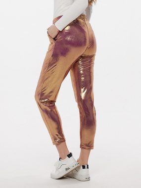 Sarah Kern Jogger Pants Schlupfhose Figurumspielend in glänzender Jerseyoptik