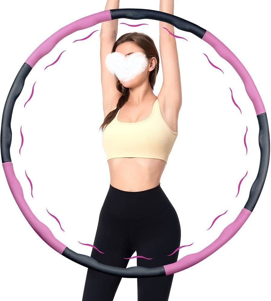 Wellenabschnitte Hula-Hoop-Reifen 8 Abnehmbar Blau KIKAKO Spleißen Hula-Fitness-Reifen