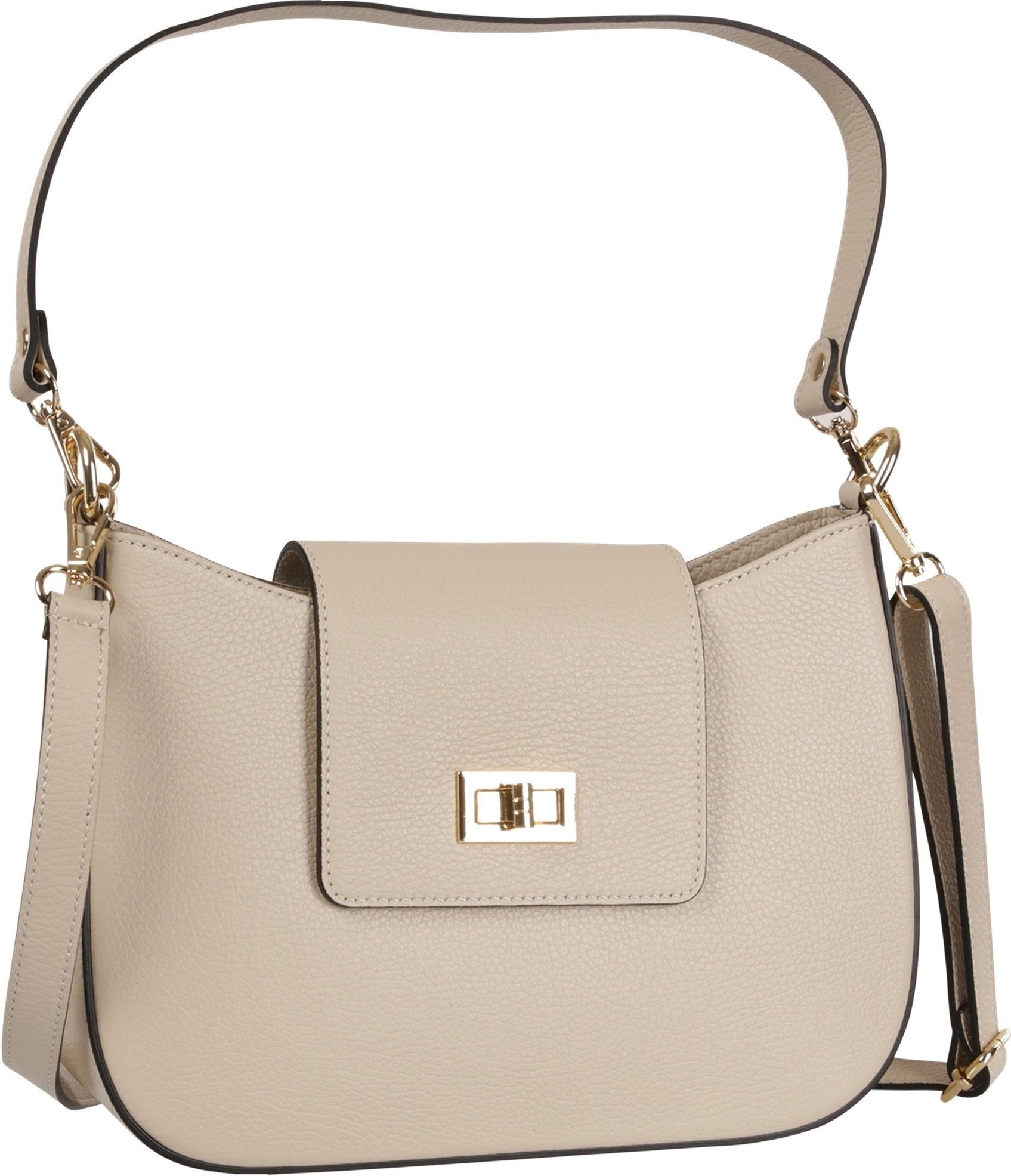 Schultertasche Toscanto Tasche beige Schultertasche
