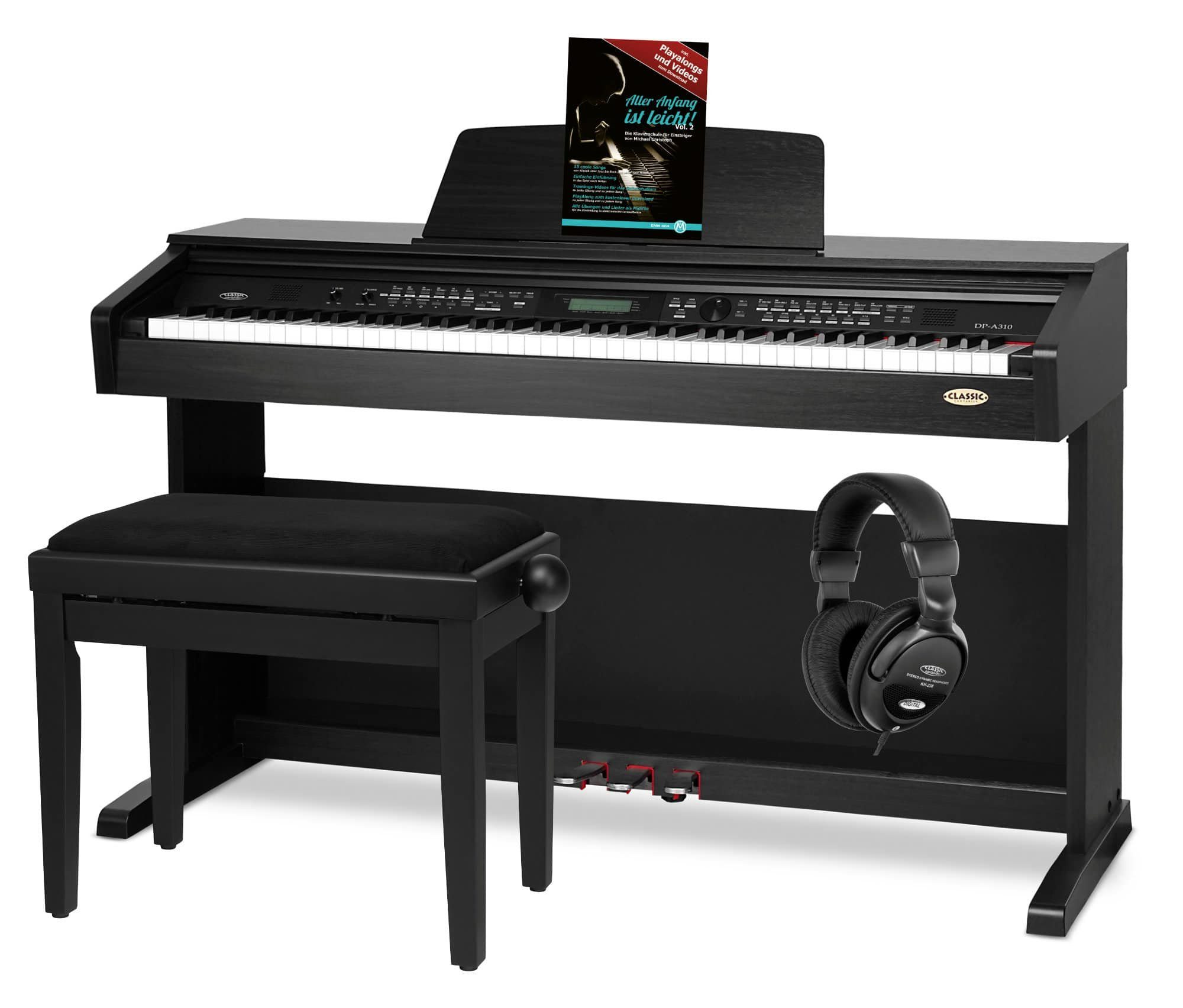 Digitalpiano DP-A 310 E-Piano Set - 88 Tasten mit Hammermechanik
