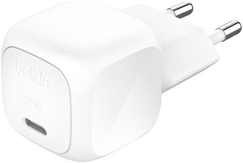 Belkin BoostCharge Kompaktes USB-C-Ladegerät 20W und USB-C zu USB-C-Kabel USB-Ladegerät