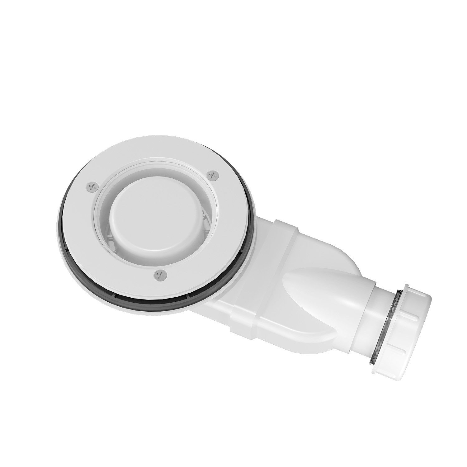 AQUABATOS Ablaufgarnitur Duschablauf Dusche flach 90mm ohne Decke Abgang wa günstig online kaufen