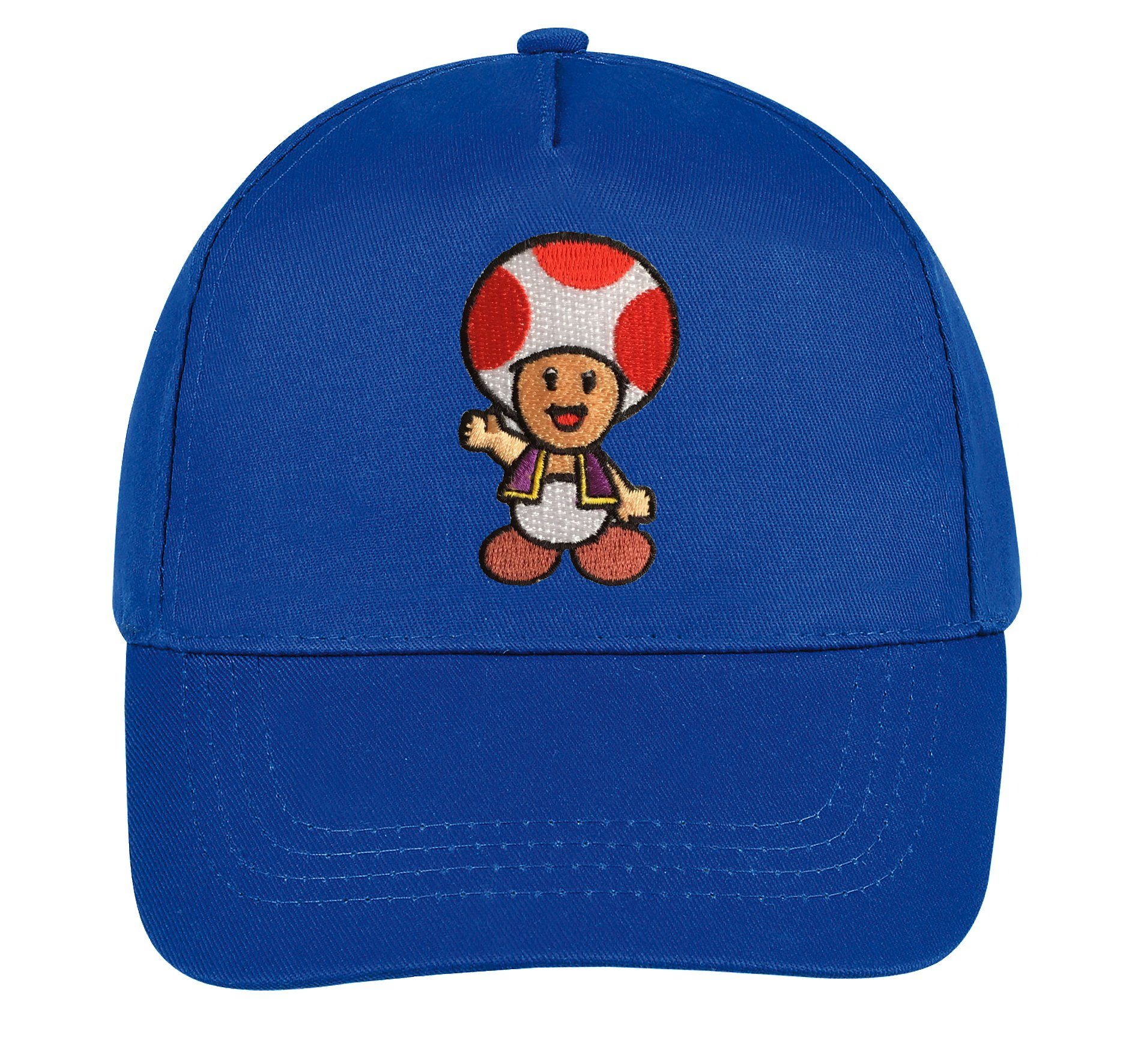 Kinder Stickerei Cap Cap Designz modischer Logo Baseball mit Royalblau Toad Youth