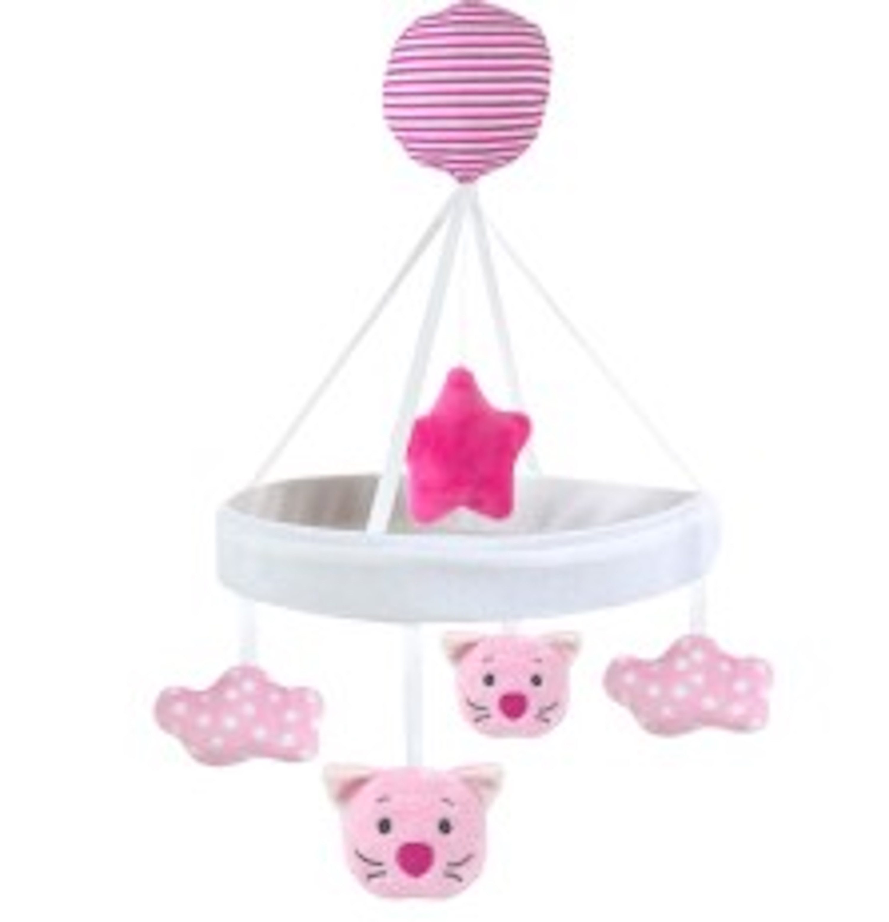 JaBaDaBaDo Mobile Musikmobile - pink - Katzen - Melodie: