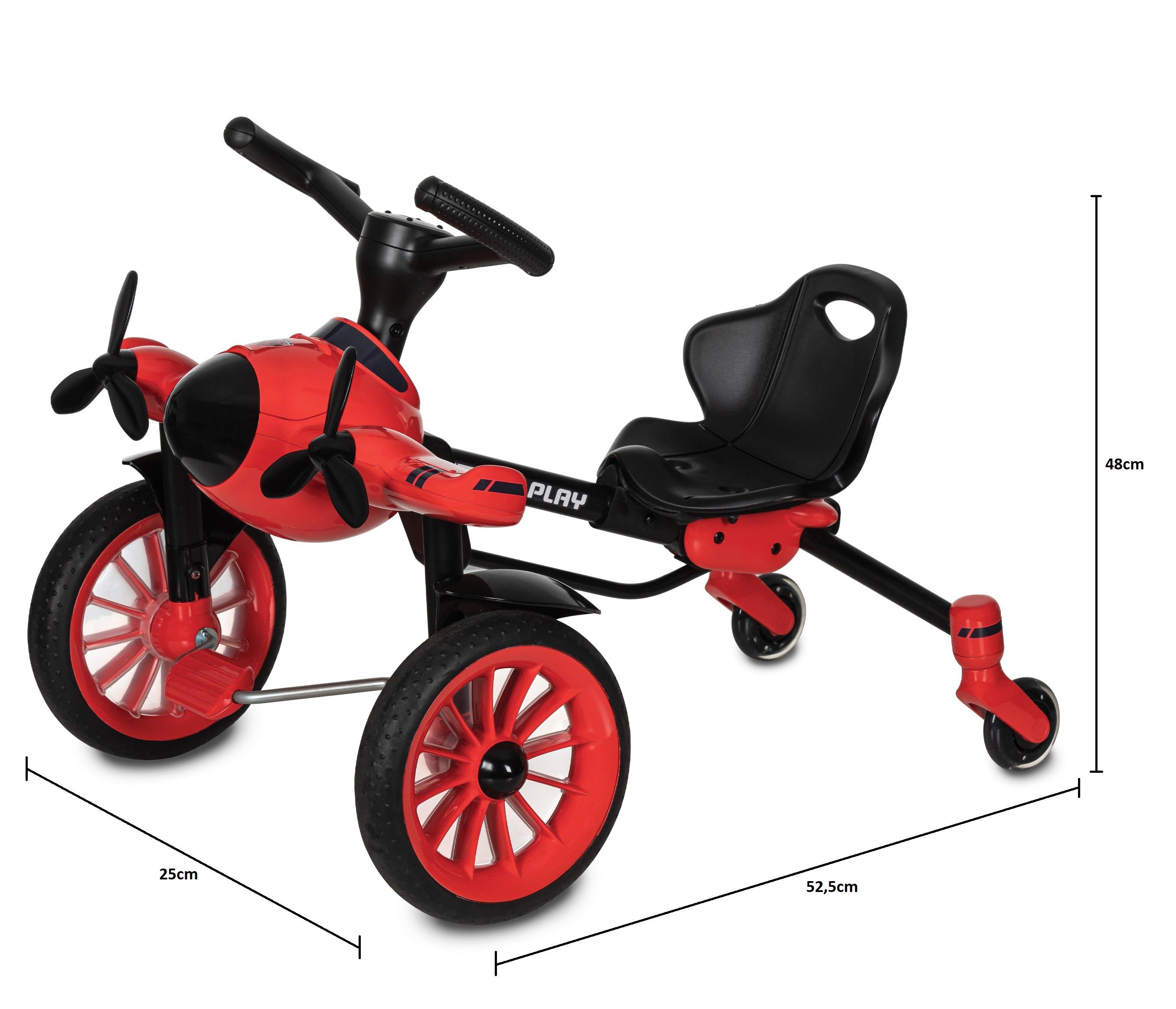 Kinderfahrzeug Tretfahrzeug / ROLLPLAY Flex Rollplay Drifter Pedal Tretfahrzeug