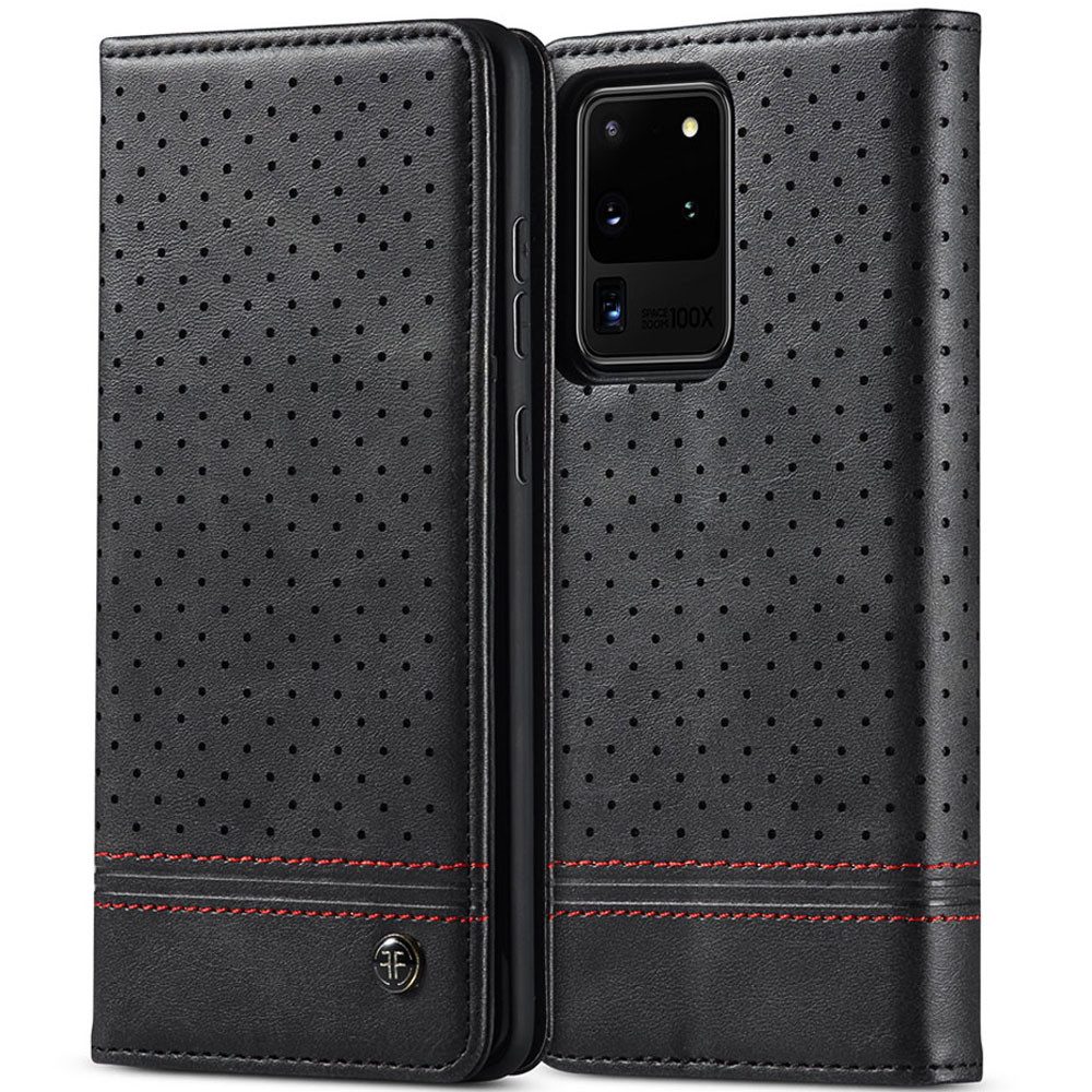 FITSU Handyhülle Handytasche für Samsung Galaxy S20 Ultra Hülle Flipcase 6,9 Zoll, Handytasche für Samsung S20 Ultra mit Kartenfächern & Magnetverschluss