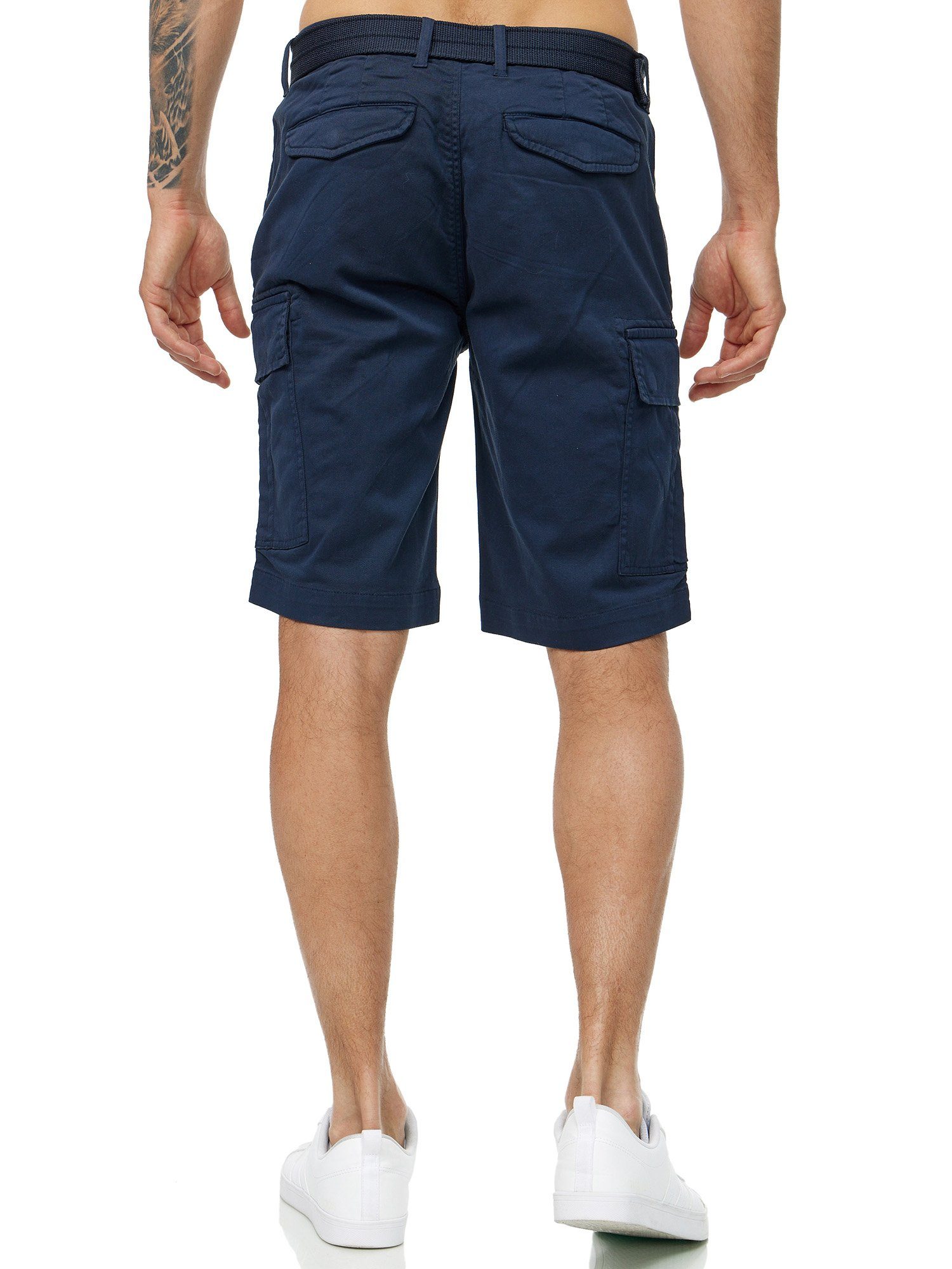 Tazzio Cargoshorts A200 Cargo Shorts inkl. abnehmbarem Gürtel