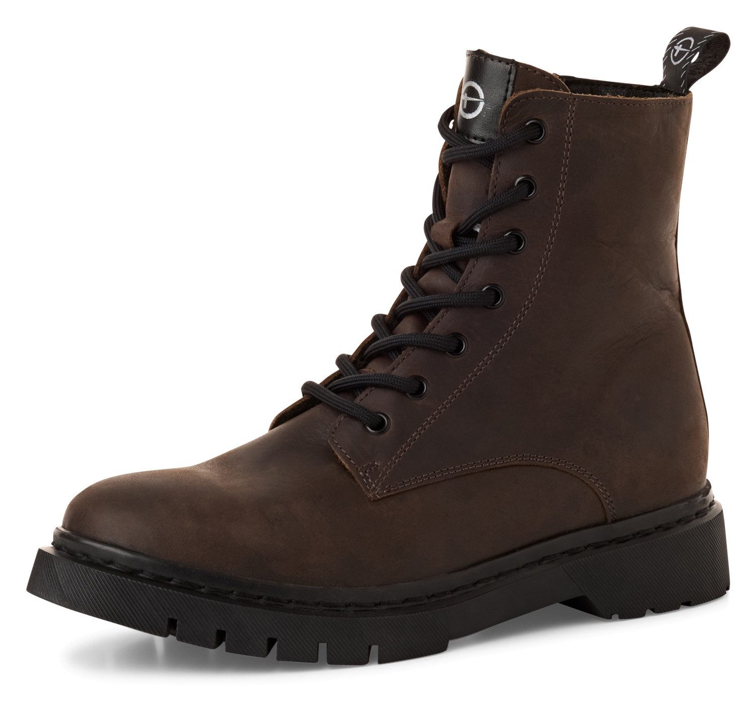 Tamaris Winterboots, Blockabsatz, Schnürboots, Winterstiefelette, T-Logo günstig online kaufen