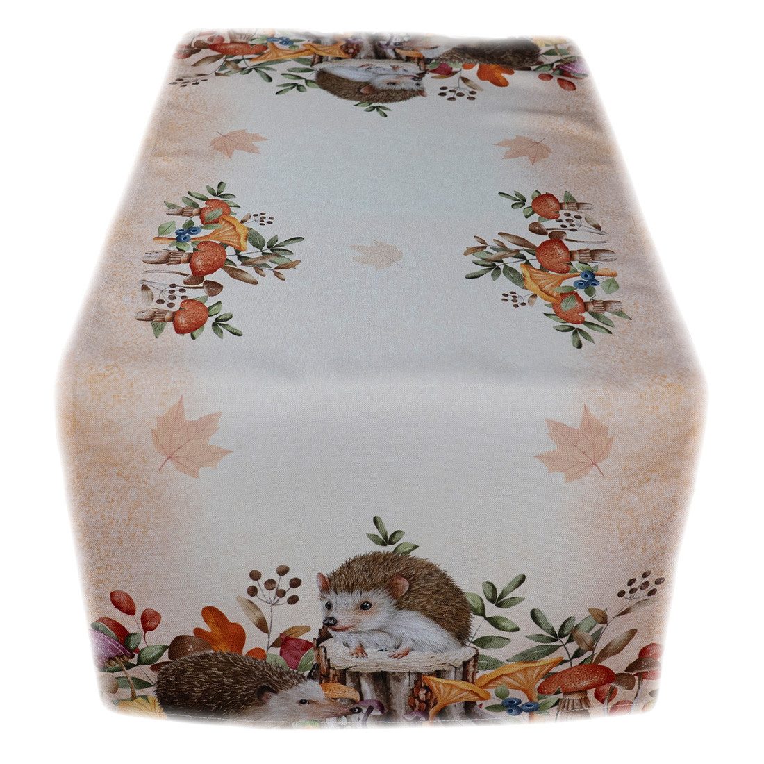 texpot Tischdecke Tischläufer Druck Igel Herbst (1-tlg) günstig online kaufen