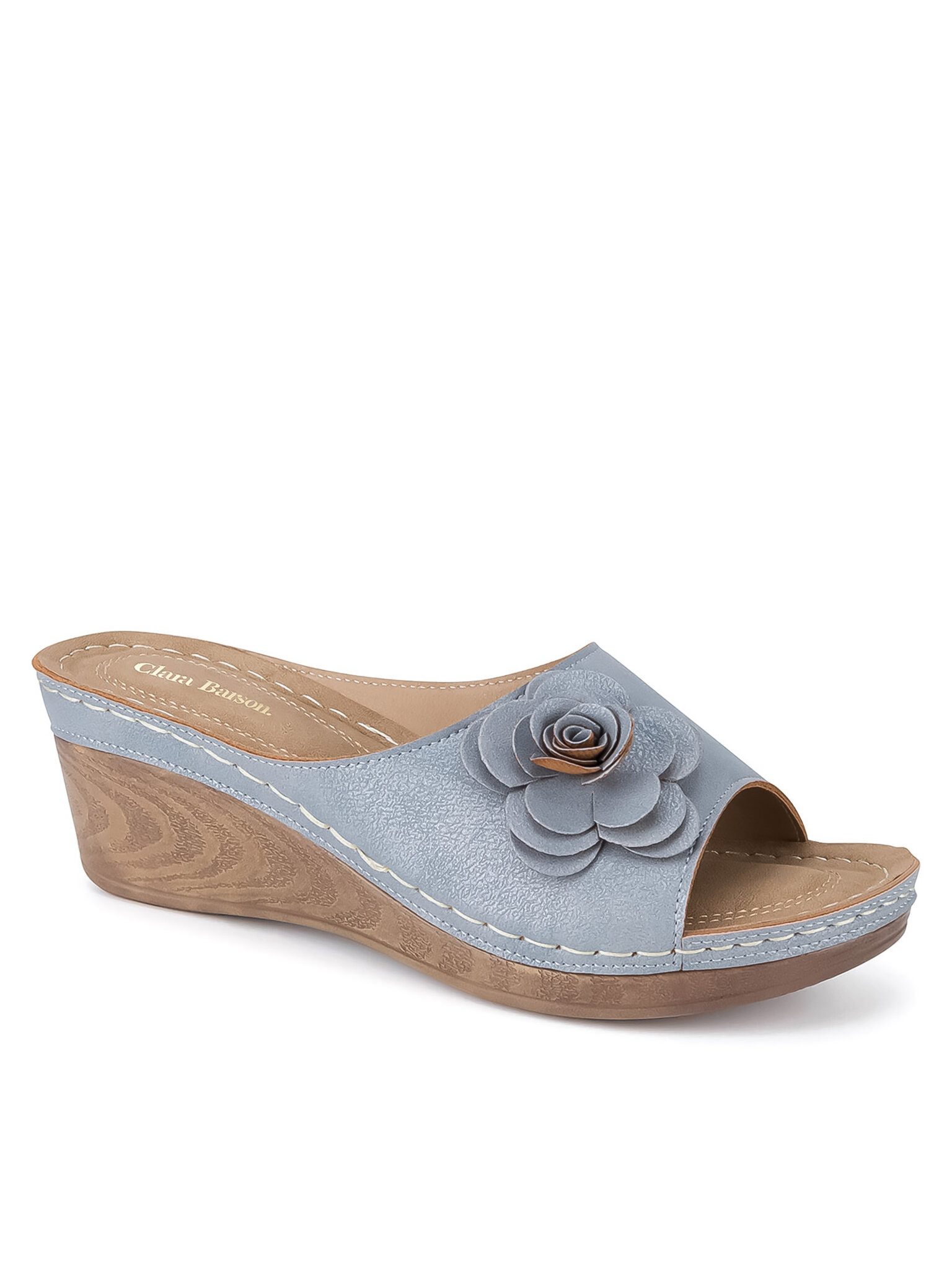 Clara Barson Pantoletten WYL05010-29 Blau Pantolette günstig online kaufen