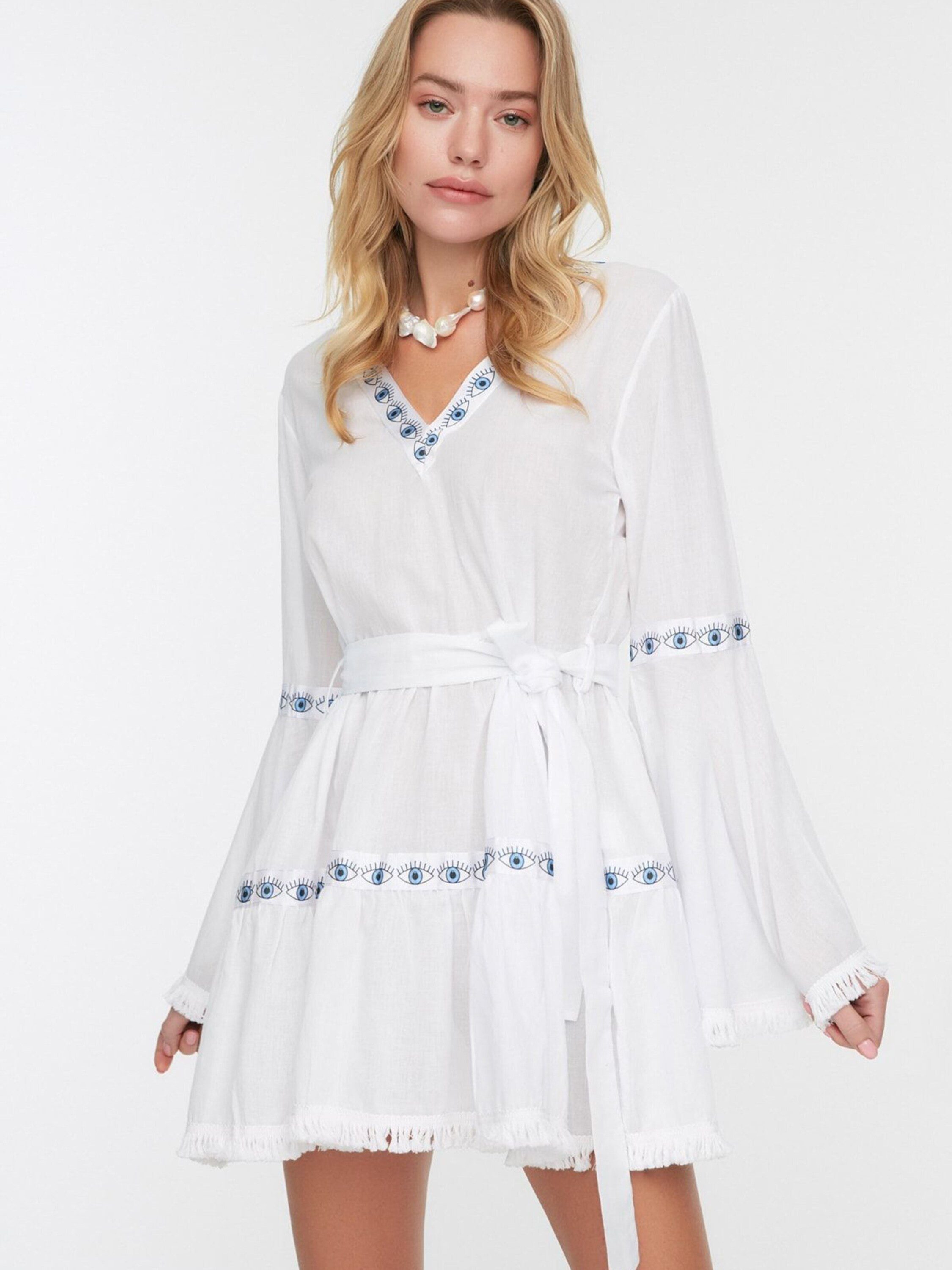 Trendyol Minikleid (1-tlg) Fransen