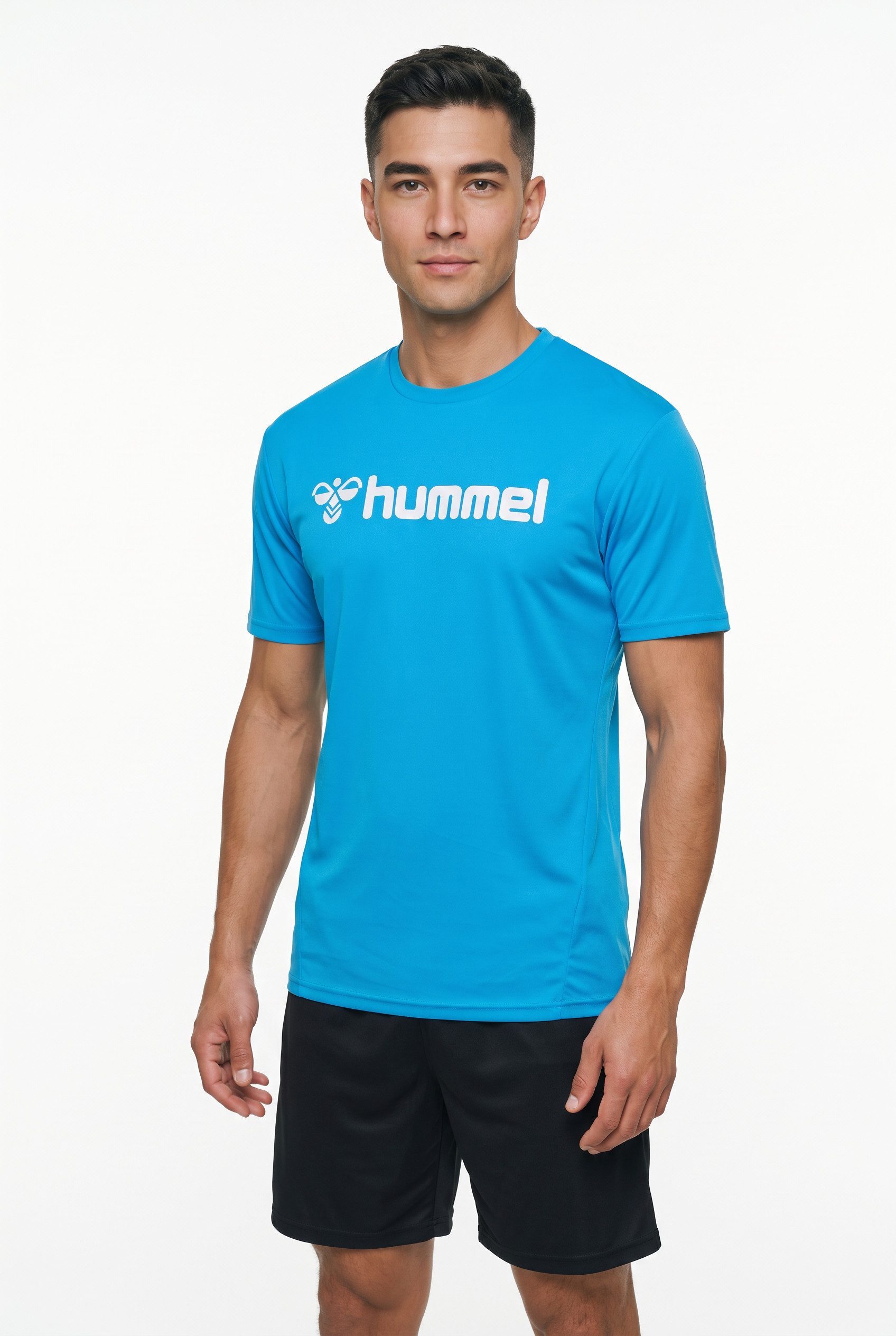 hummel Trainingsshirt hmlLOGO JERSEY S/S mit Rundhalsausschnitt, Kurzarm-Design, schnell trocknend
