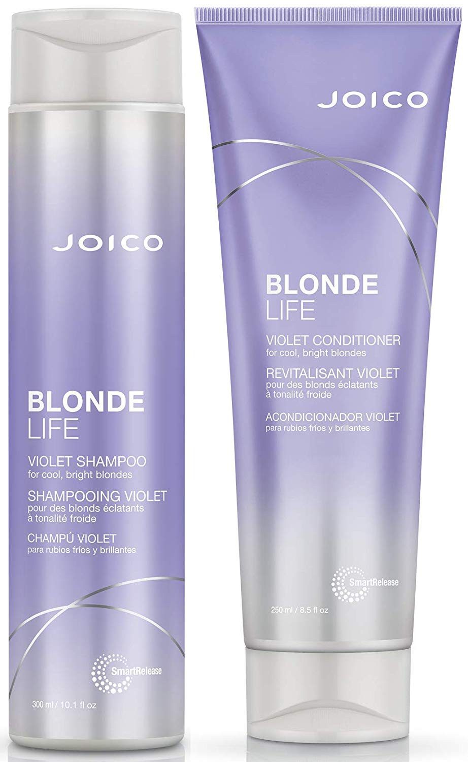 Joico Haarshampoo Joico Blonde Life Violet Set - Shampoo 300 ml + Conditioner 250 ml