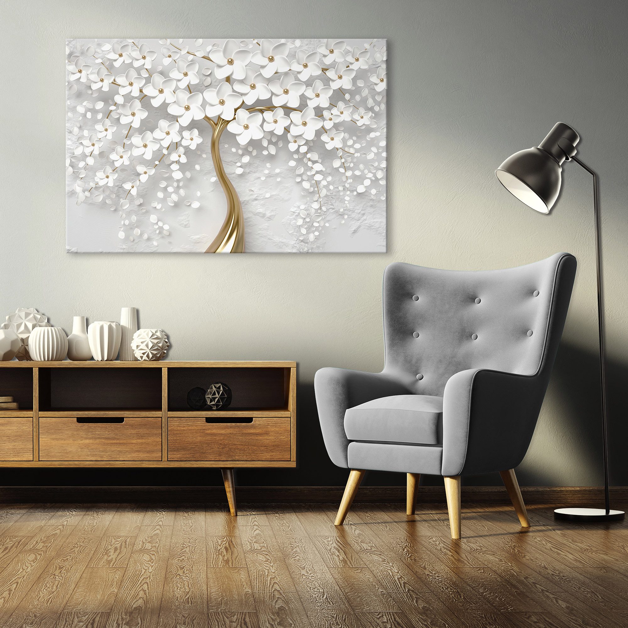 Wallarena Leinwandbild Abstrakt Modern Wandbilder Wand günstig online kaufen
