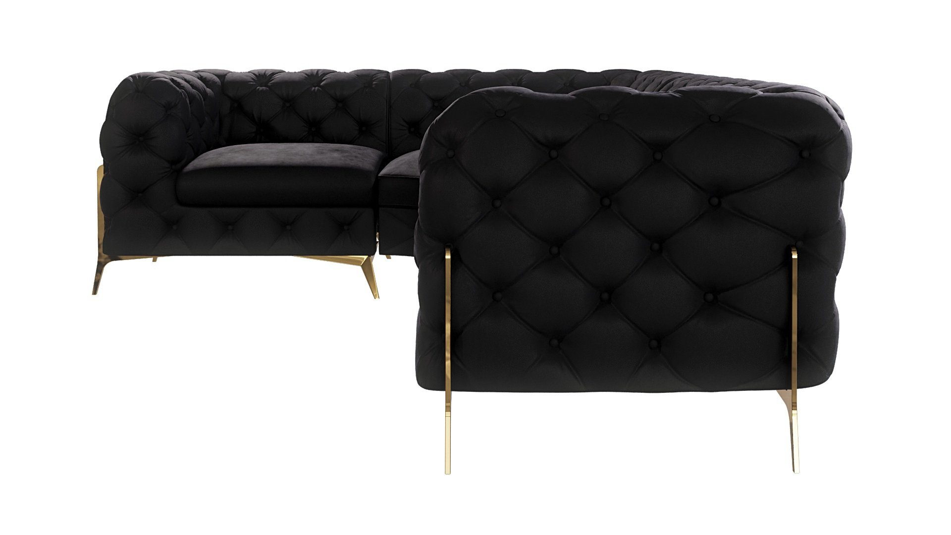 S-Style Möbel Ecksofa Ashley, Chesterfield mit günstig online kaufen