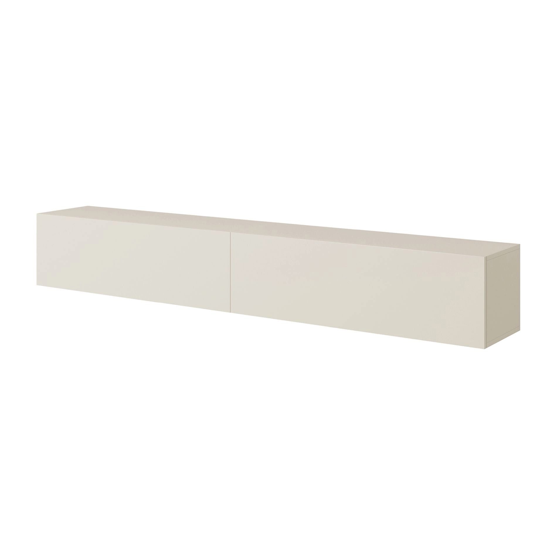 Selsey TV-Schrank BALEO hängendes Designmöbel mit 2 grifflosen Klappen und 2 Fächern 200 cm