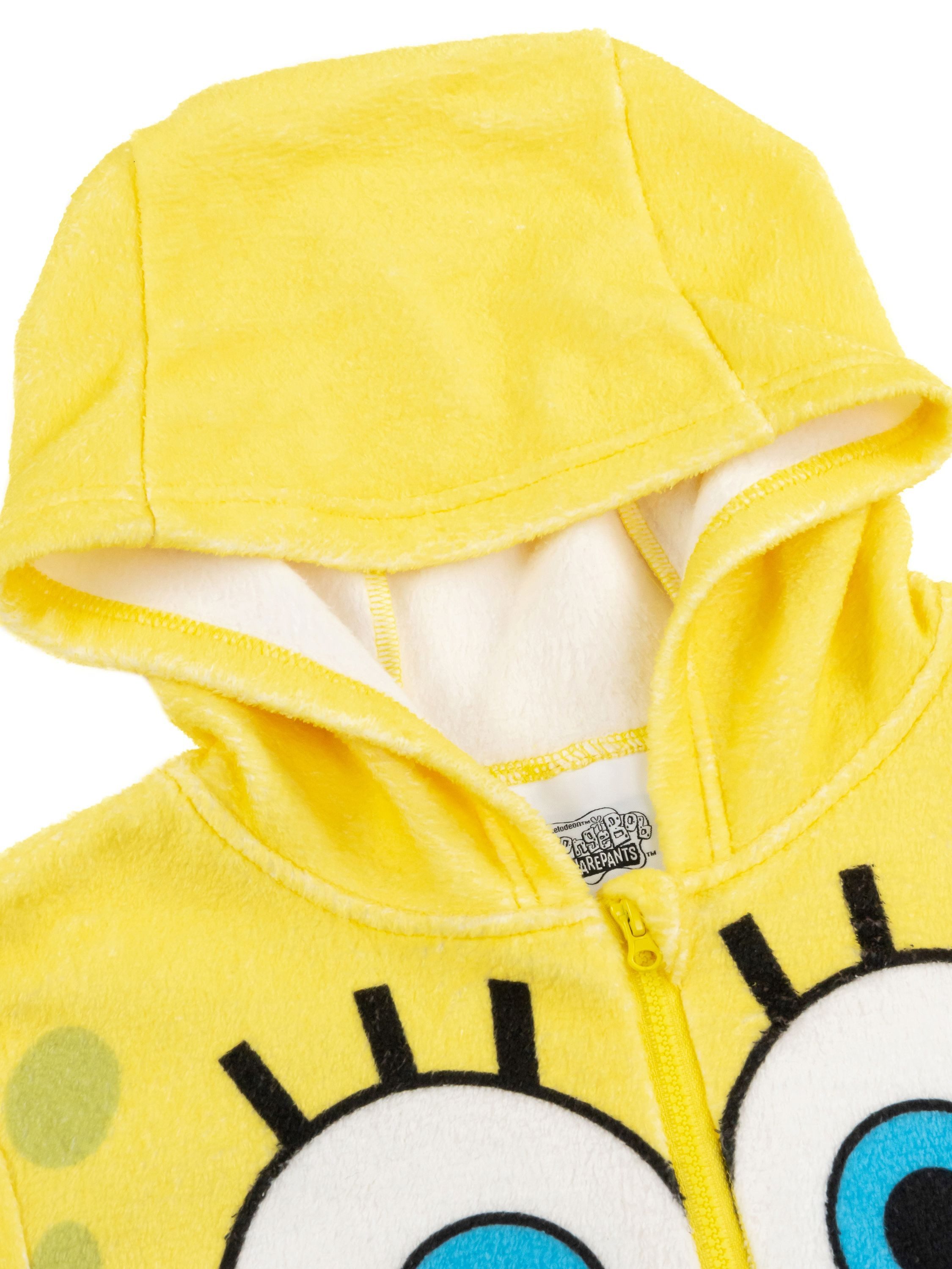 United Labels® Jumpsuit SpongeBob Schwammkopf Jumpsuit mit Kapuze Overall Onesie Einteiler