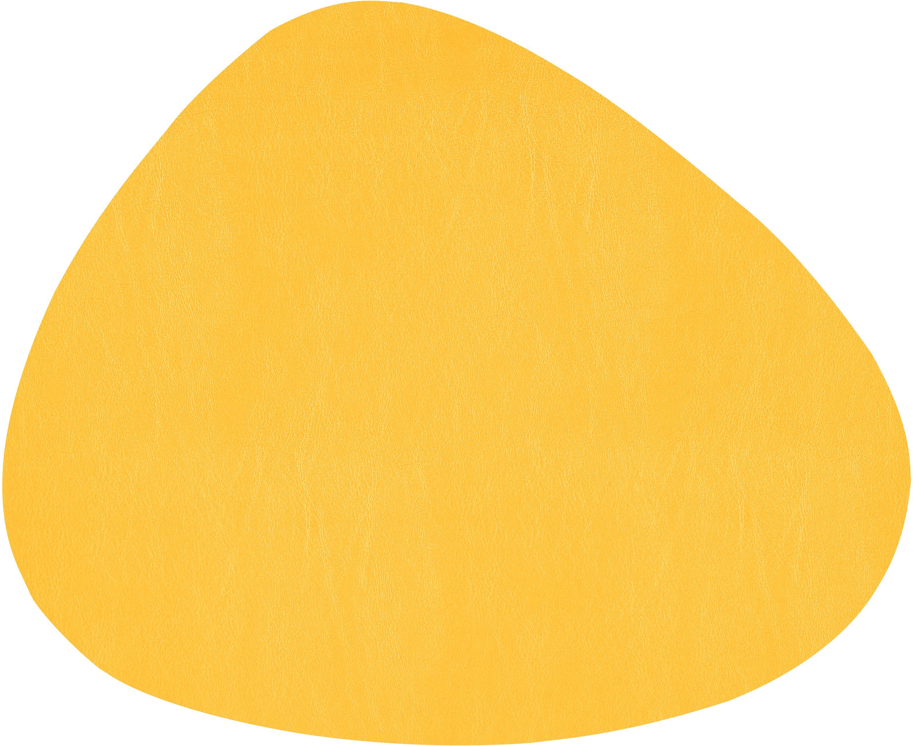Platzset, Kaja - Stone-Shape, stuco, (Set, 2-St) gelb